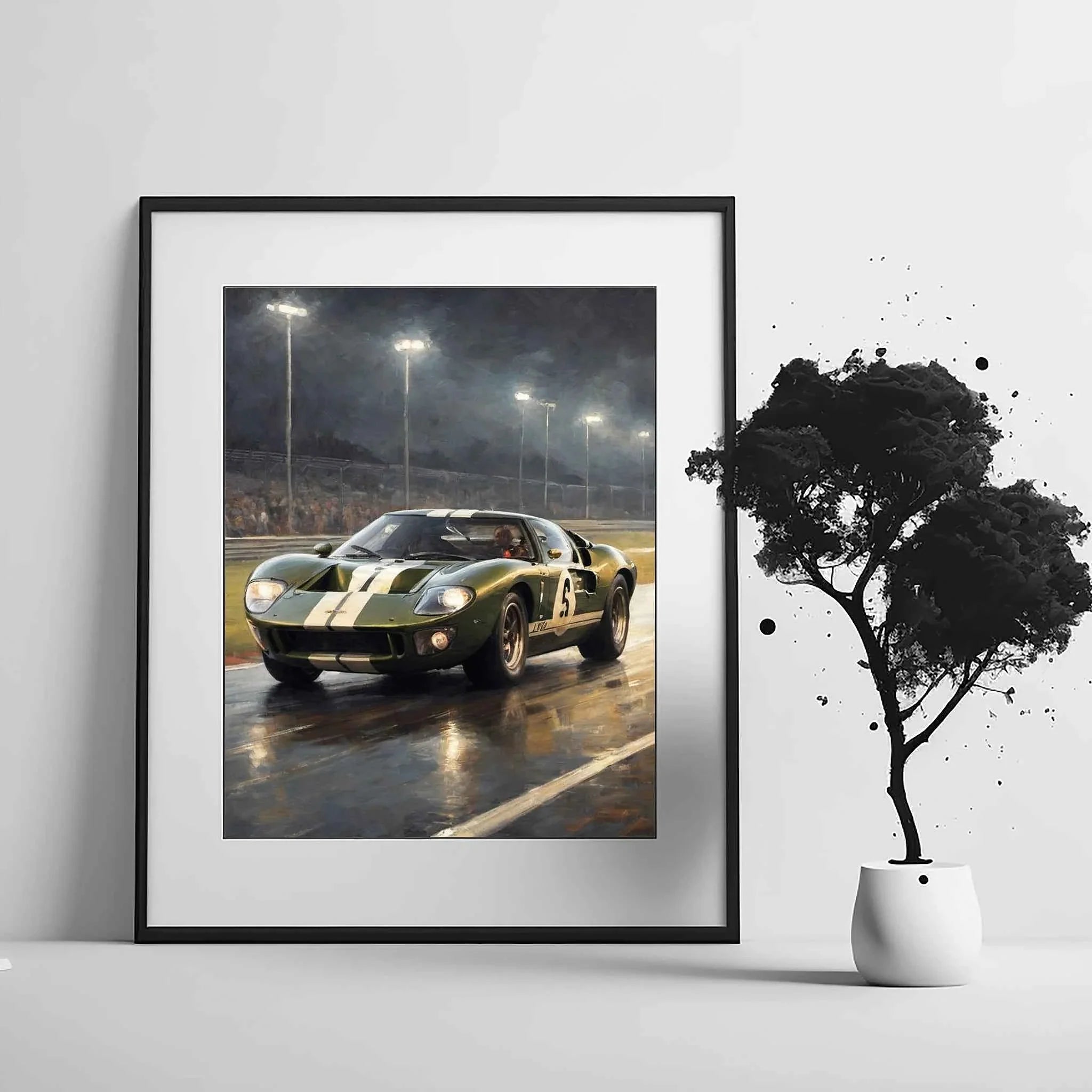 1966 Le Mans Victor - Night Edition | Poster Canvas