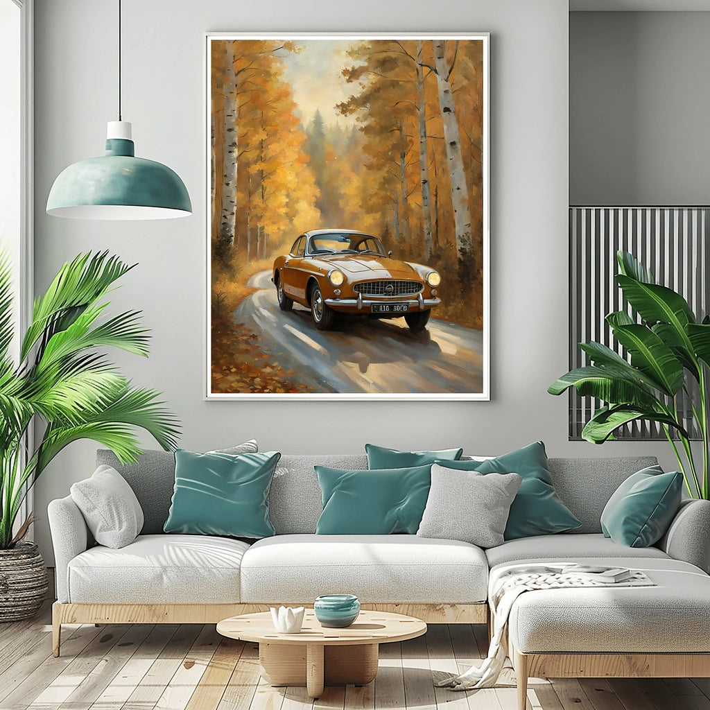 1966 Swedish GT Icon - Forest Edition | Poster Canvas