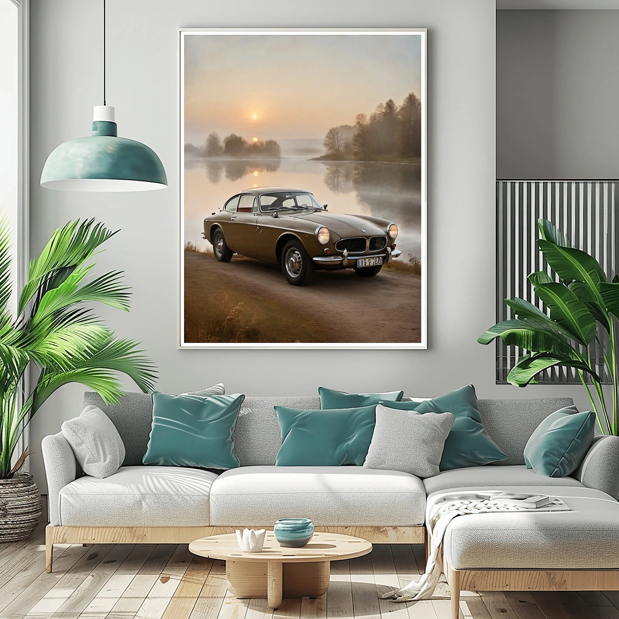 1966 Swedish GT Icon - Lakeside Edition | Poster Canvas