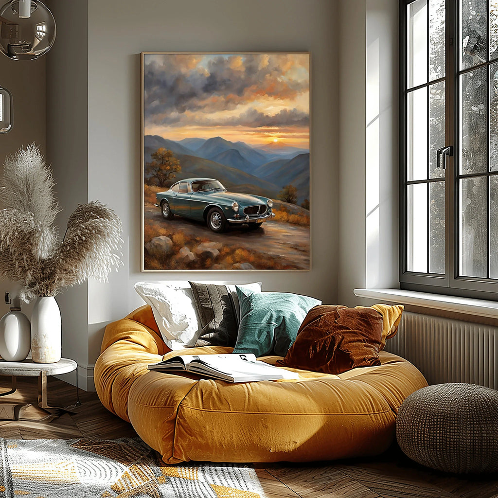 1966 Swedish GT Icon - Mountain Edition | Poster Canvas