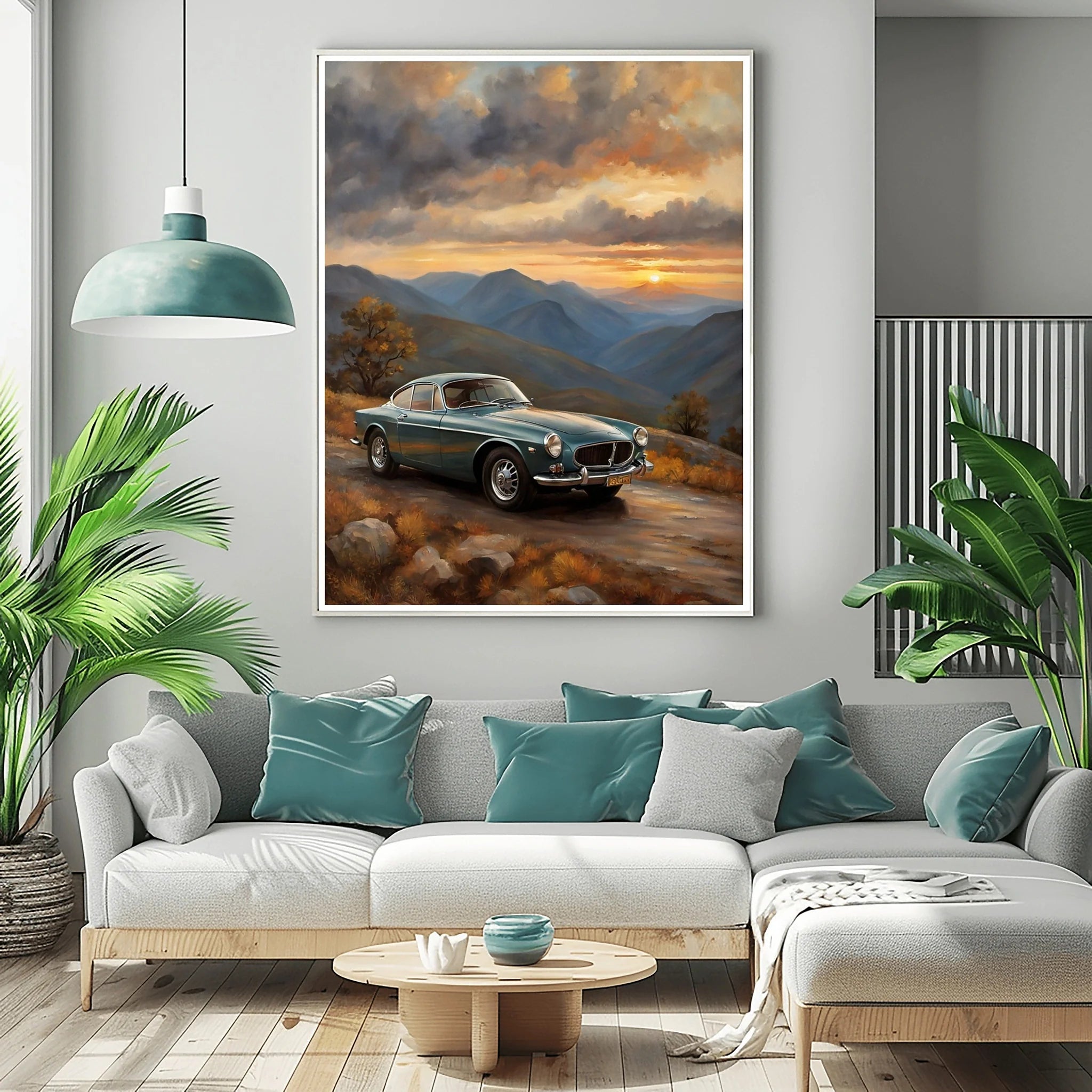 1966 Swedish GT Icon - Mountain Edition | Poster Canvas