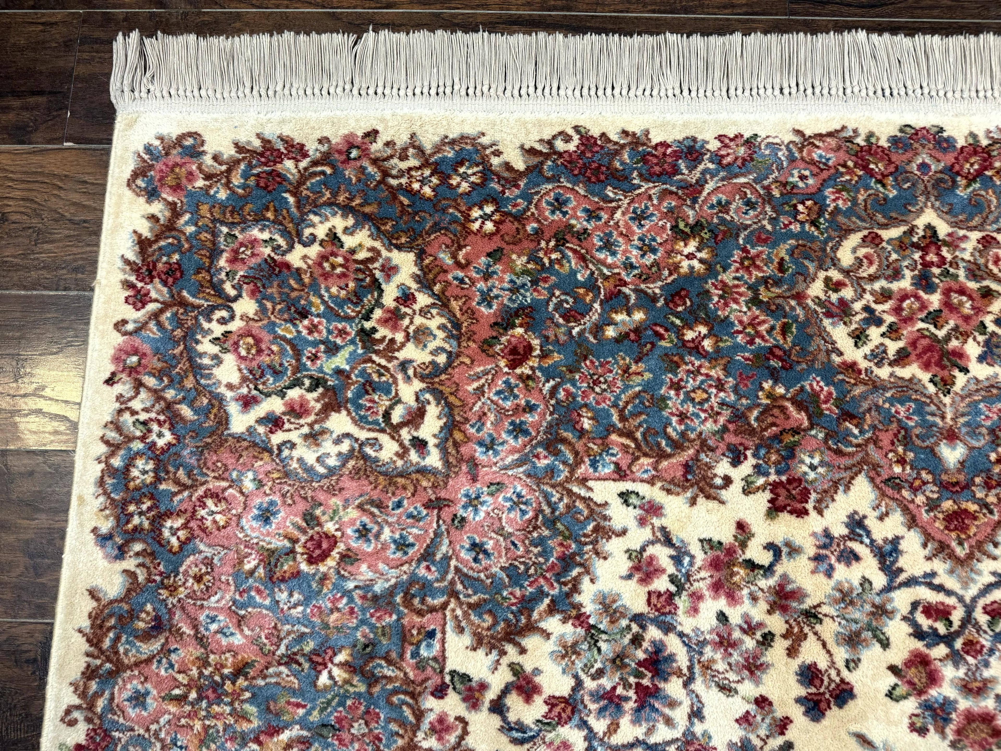 Karastan Rug 8.8 x 12 Ivory Kirman #788, Original 700 Series, Wool Karastan Carpet, Karastan Area Rug, Vintage Karastan, Living Room Rug