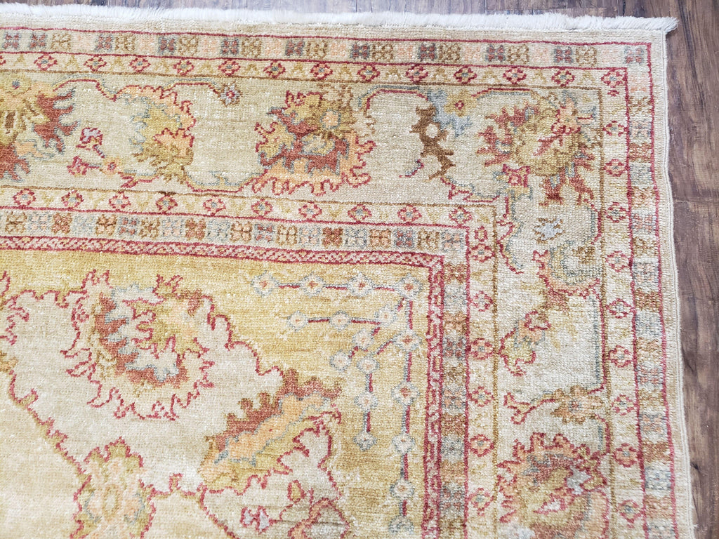 6x9 Turkish Oushak Rug, Wool Rug, Hand Knotted