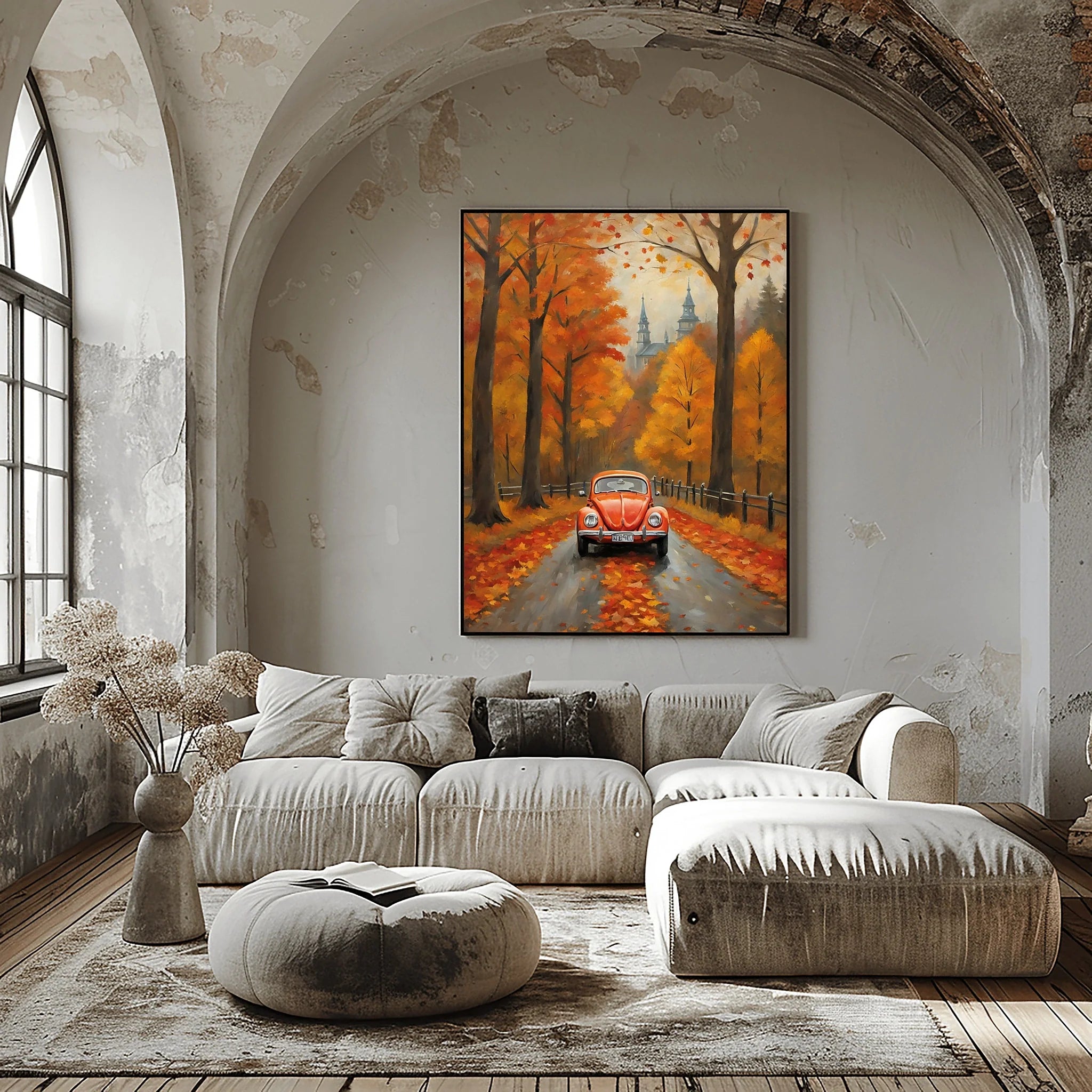 1967 Love Bug Classic - Autumn Edition | Poster Canvas