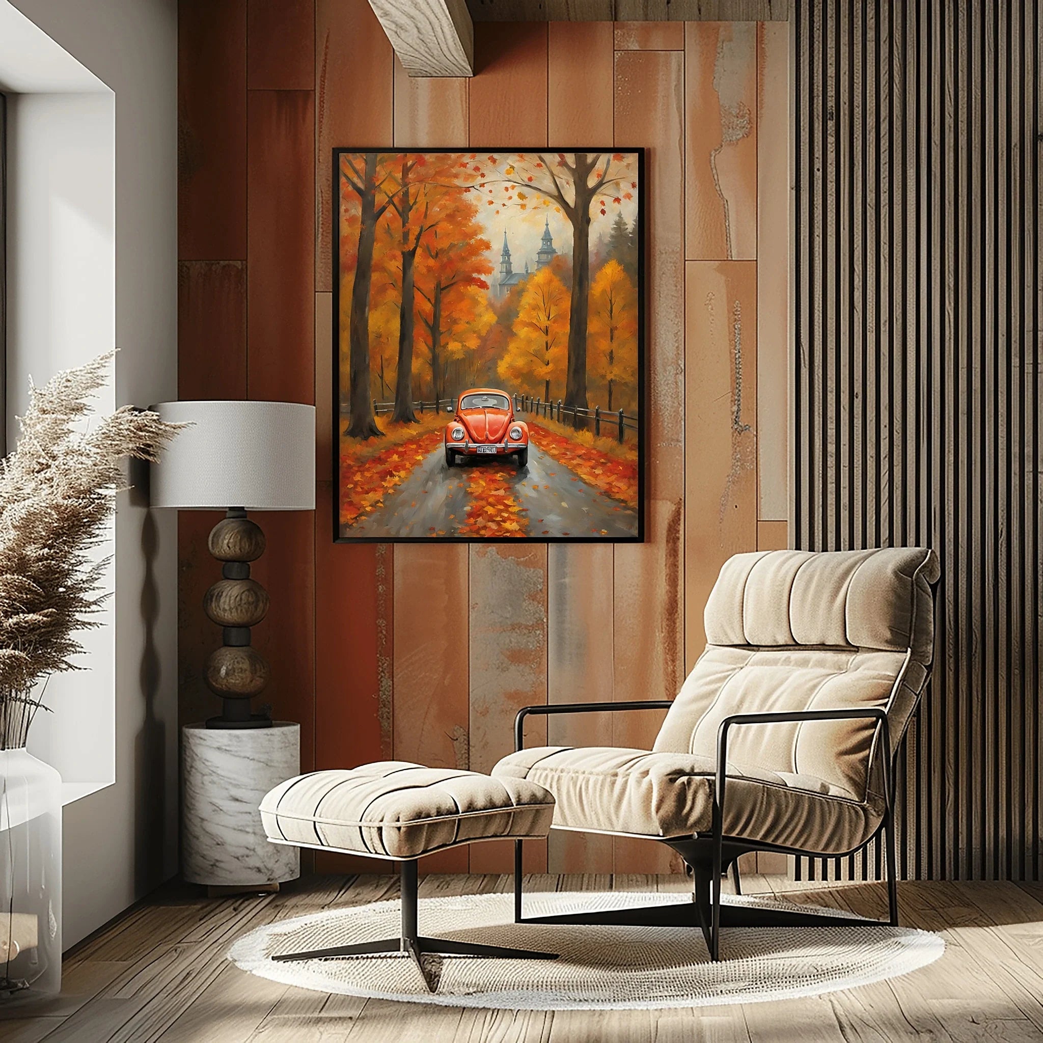 1967 Love Bug Classic - Autumn Edition | Poster Canvas