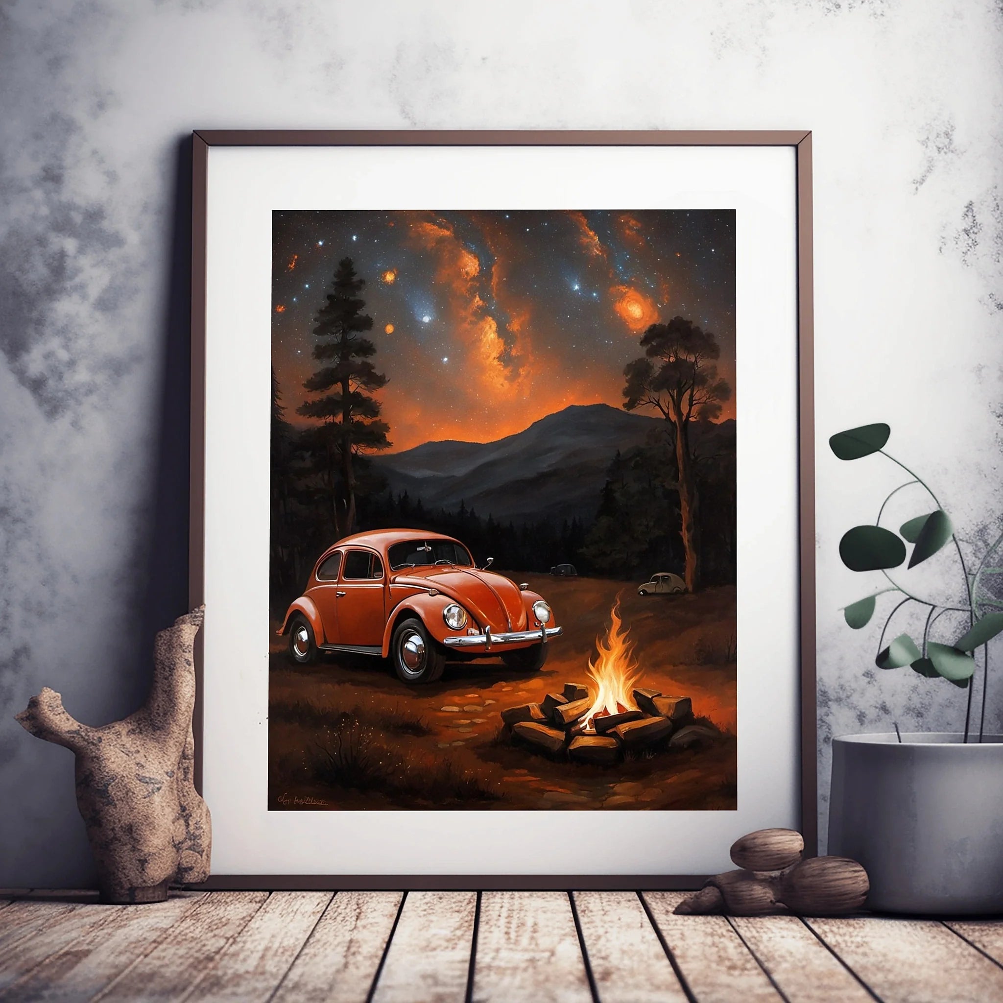 1967 Love Bug Classic - Camp Edition | Poster Canvas