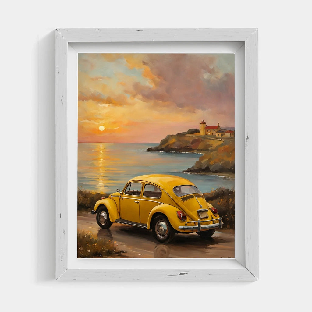 1967 Love Bug Classic - Sunset Edition | Poster Canvas