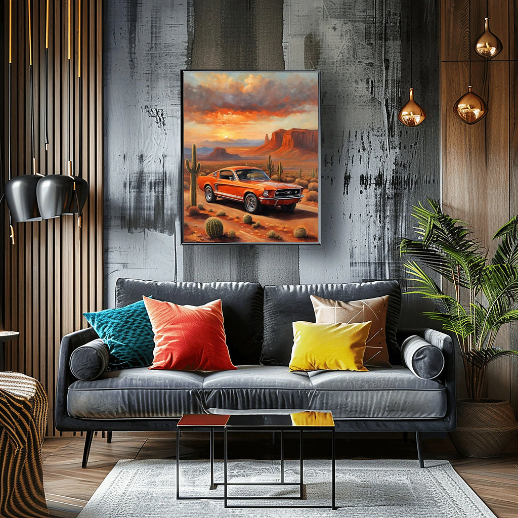 1967 Fastback Legends - Desert Monument Edition | Poster - Canvas - Framed Canvas