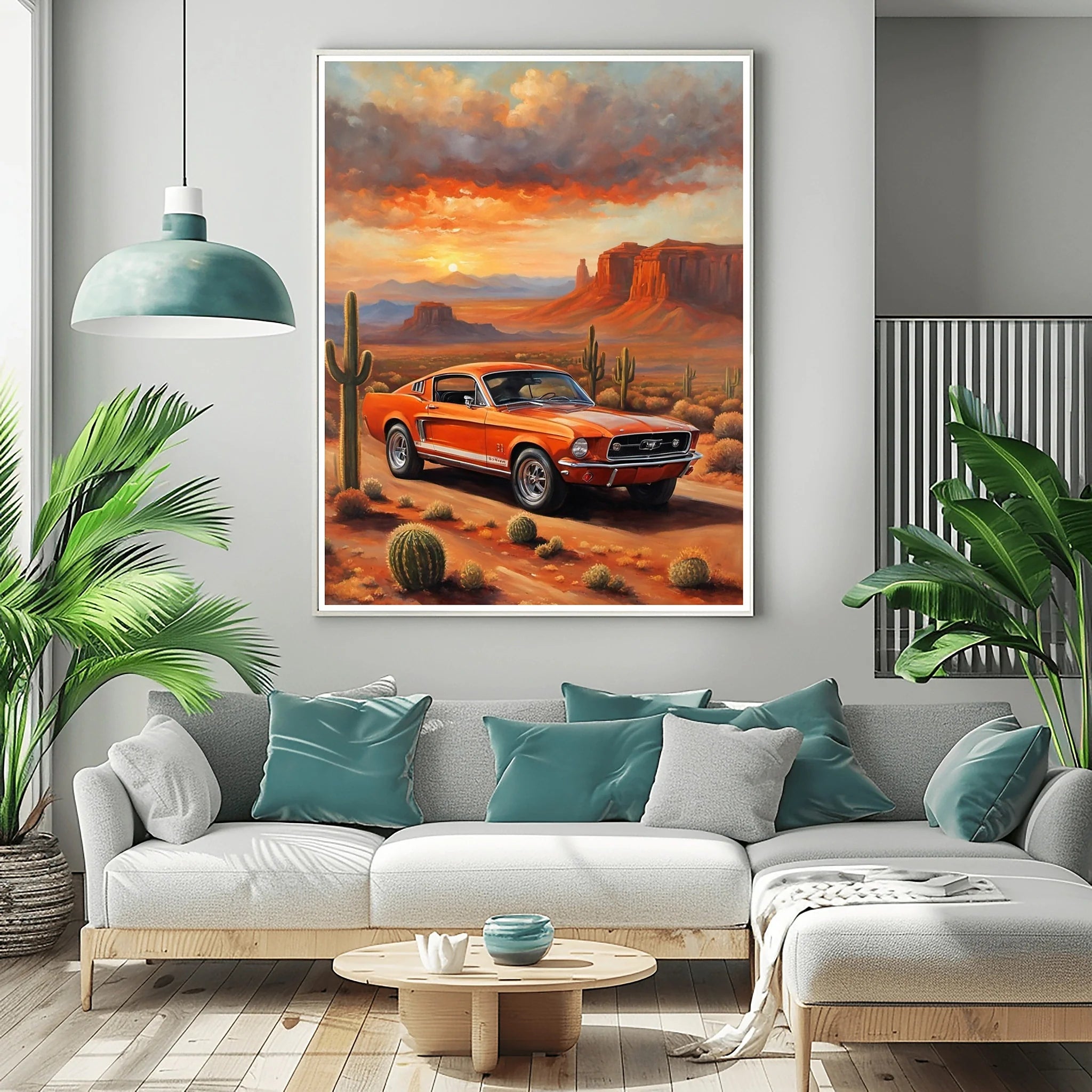 1967 Fastback Legends - Desert Monument Edition | Poster - Canvas - Framed Canvas