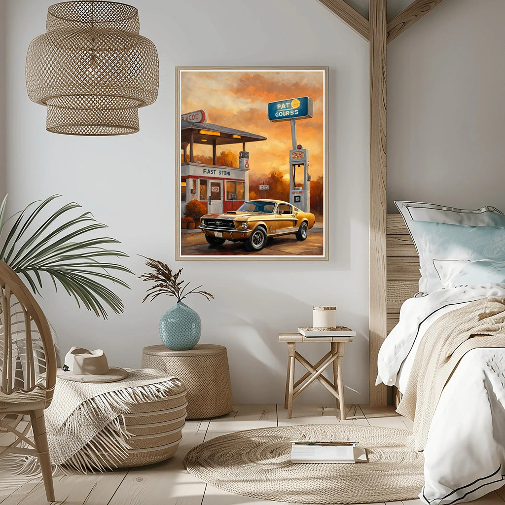 1967 Fastback Legends - Vintage Station Edition | Poster - Canvas - Framed Canvas