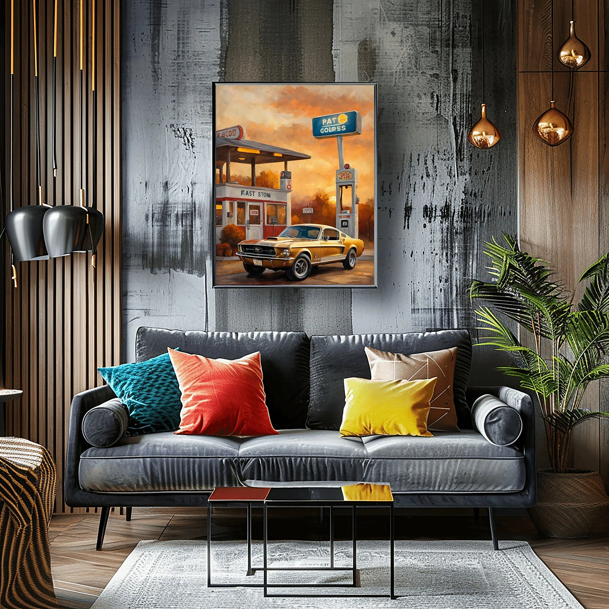 1967 Fastback Legends - Vintage Station Edition | Poster - Canvas - Framed Canvas