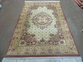 Vintage Chinese Wool Rug 4x6