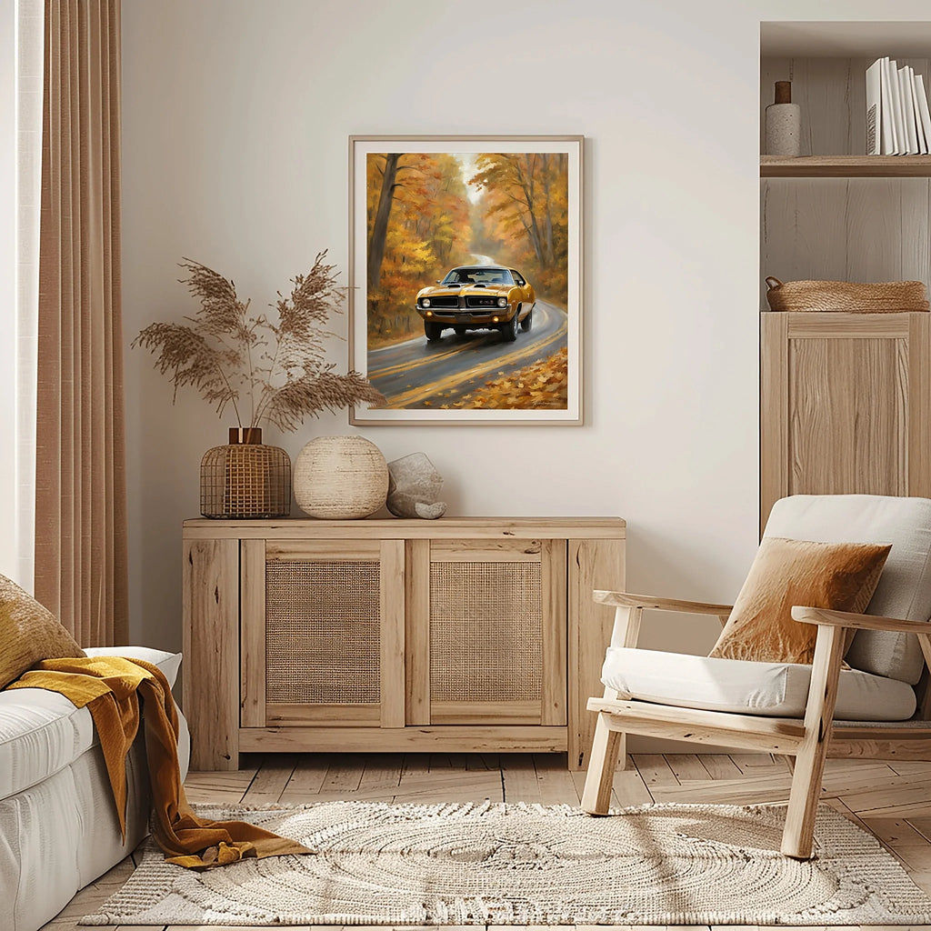 1968 AMC Javelin Spirit - Autumn Edition | Poster Canvas