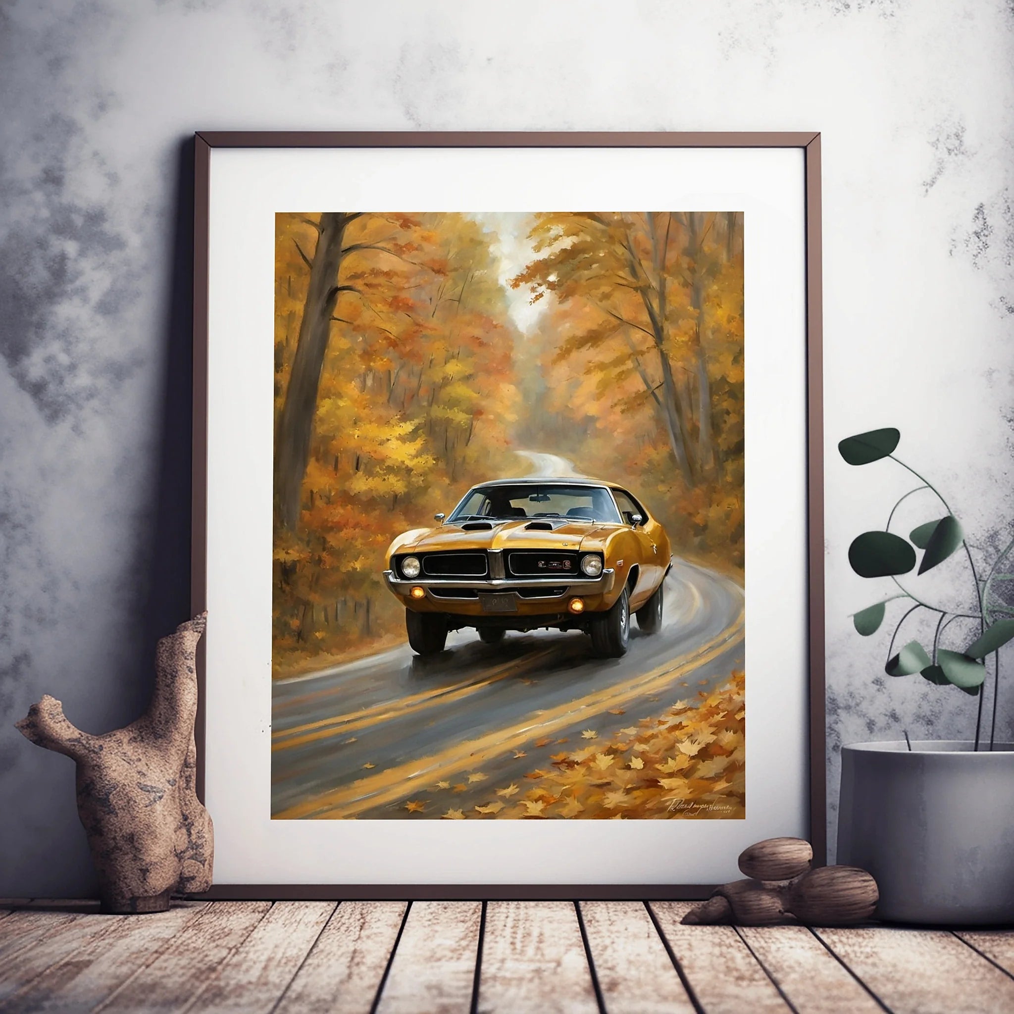 1968 AMC Javelin Spirit - Autumn Edition | Poster Canvas