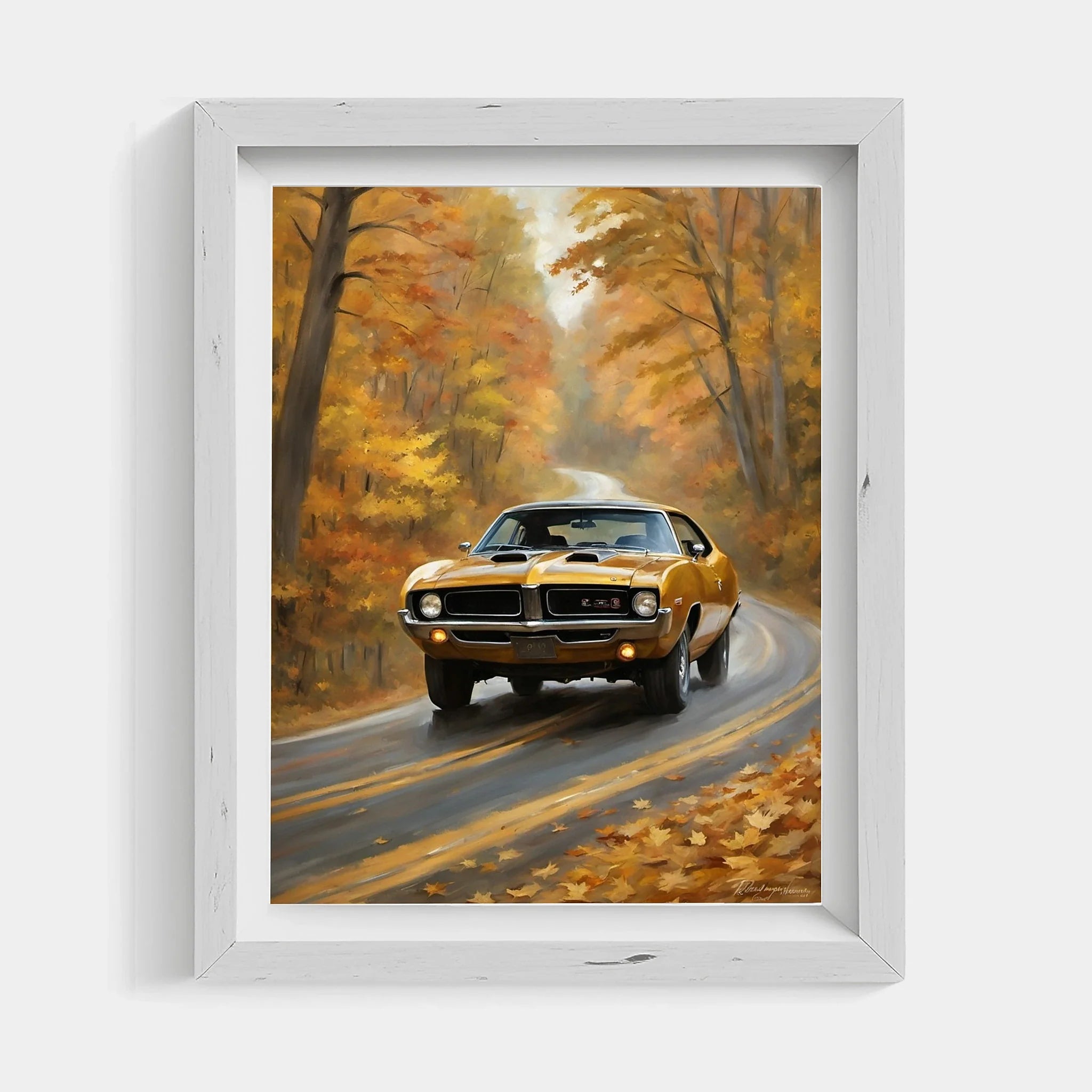 1968 AMC Javelin Spirit - Autumn Edition | Poster Canvas