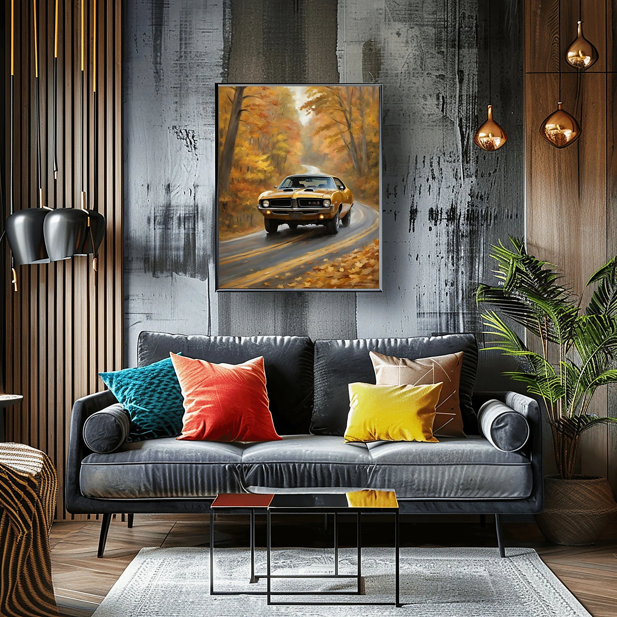 1968 AMC Javelin Spirit - Autumn Edition | Poster Canvas