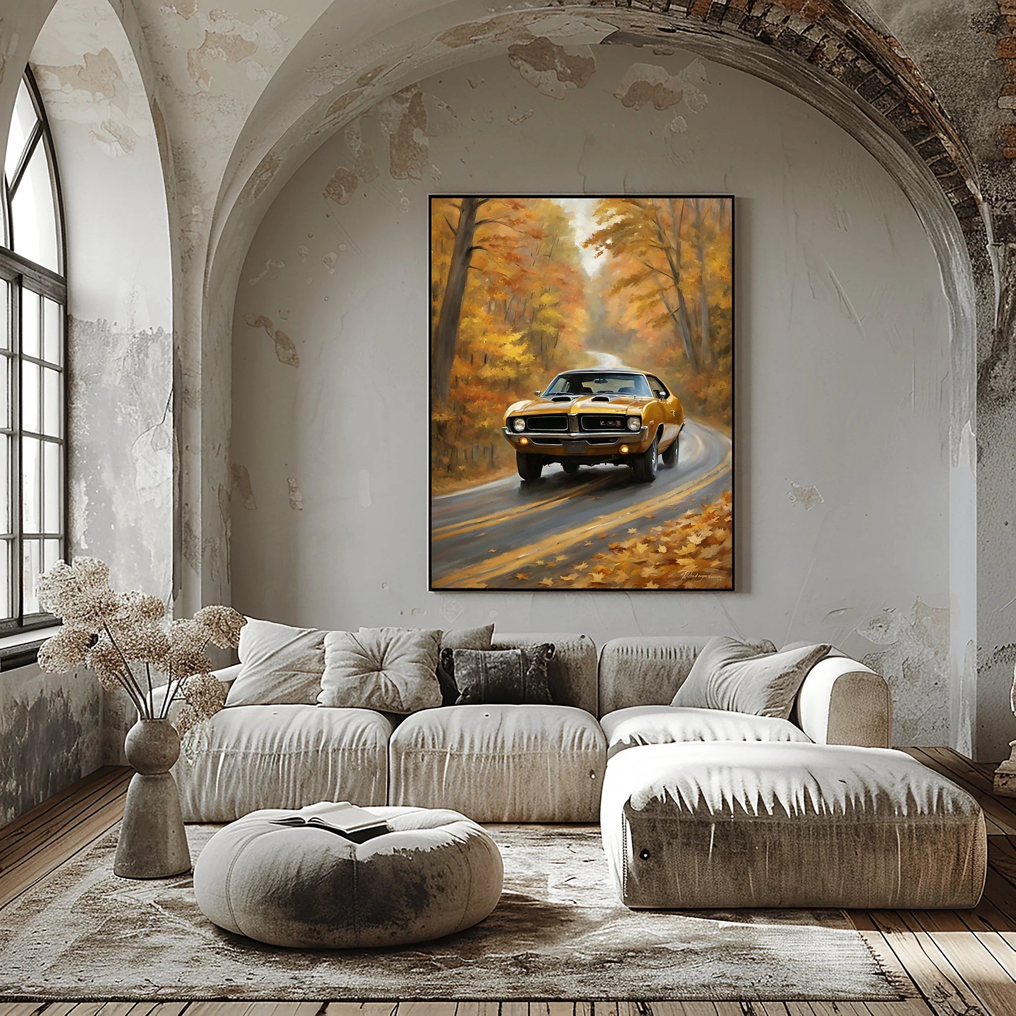 1968 AMC Javelin Spirit - Autumn Edition | Poster Canvas