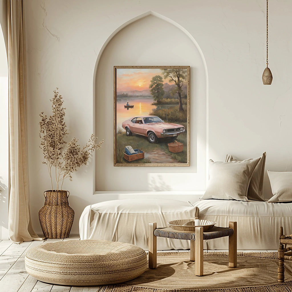 1968 AMC Javelin Spirit - Lakeside Edition | Poster Canvas