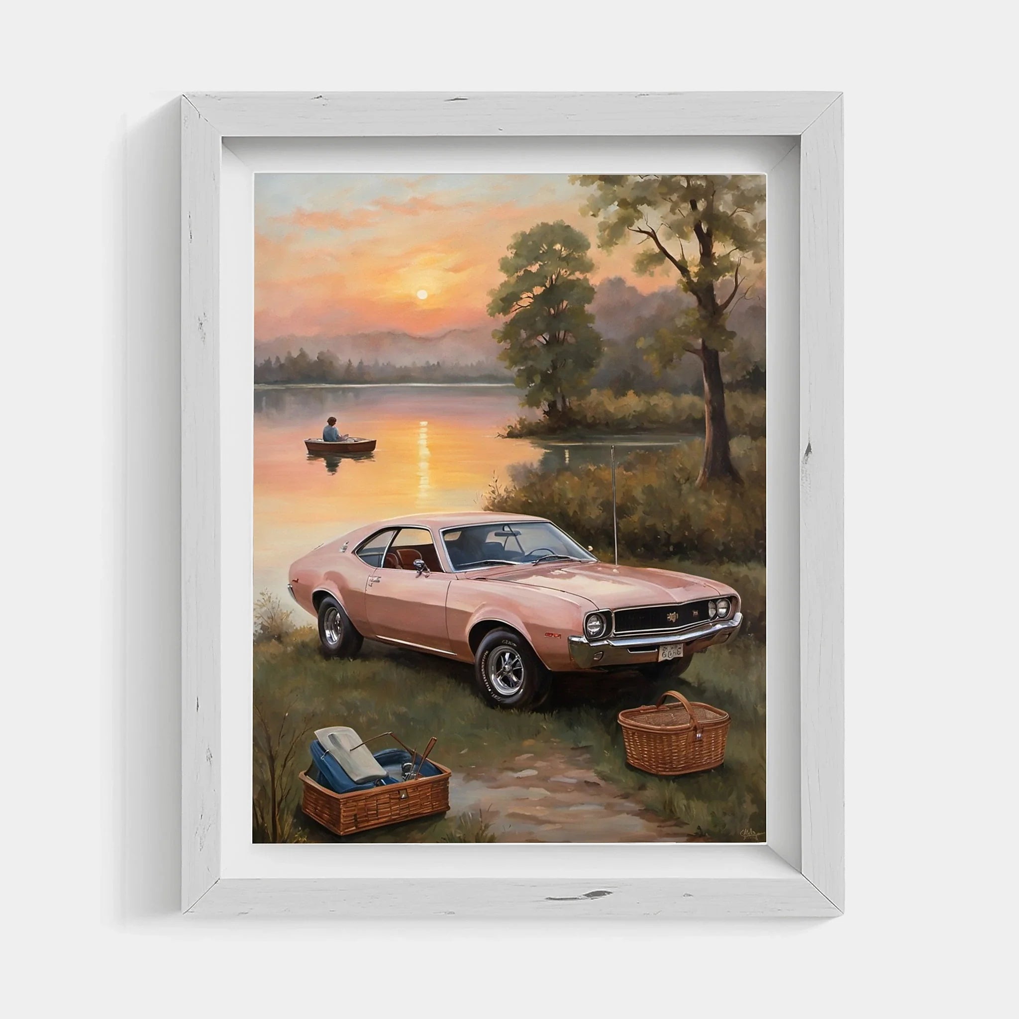 1968 AMC Javelin Spirit - Lakeside Edition | Poster Canvas