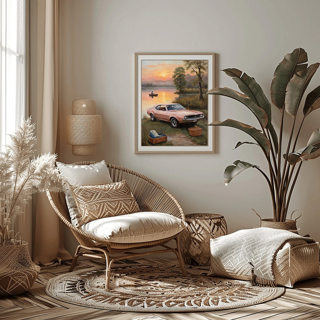 1968 AMC Javelin Spirit - Lakeside Edition | Poster Canvas
