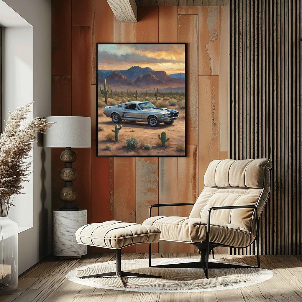 1968 Shelby Muscle Icon - Desert Edition | Poster Canvas