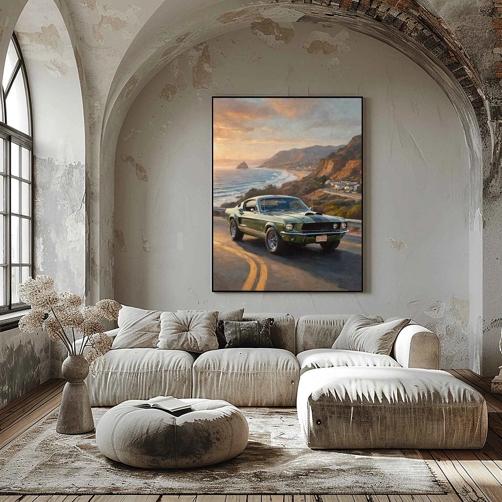 1968 Shelby Muscle Icon - Malibu Edition | Poster Canvas