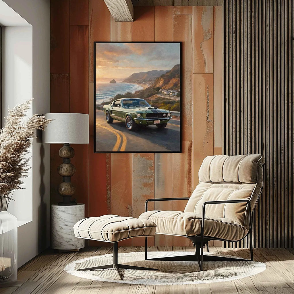 1968 Shelby Muscle Icon - Malibu Edition | Poster Canvas