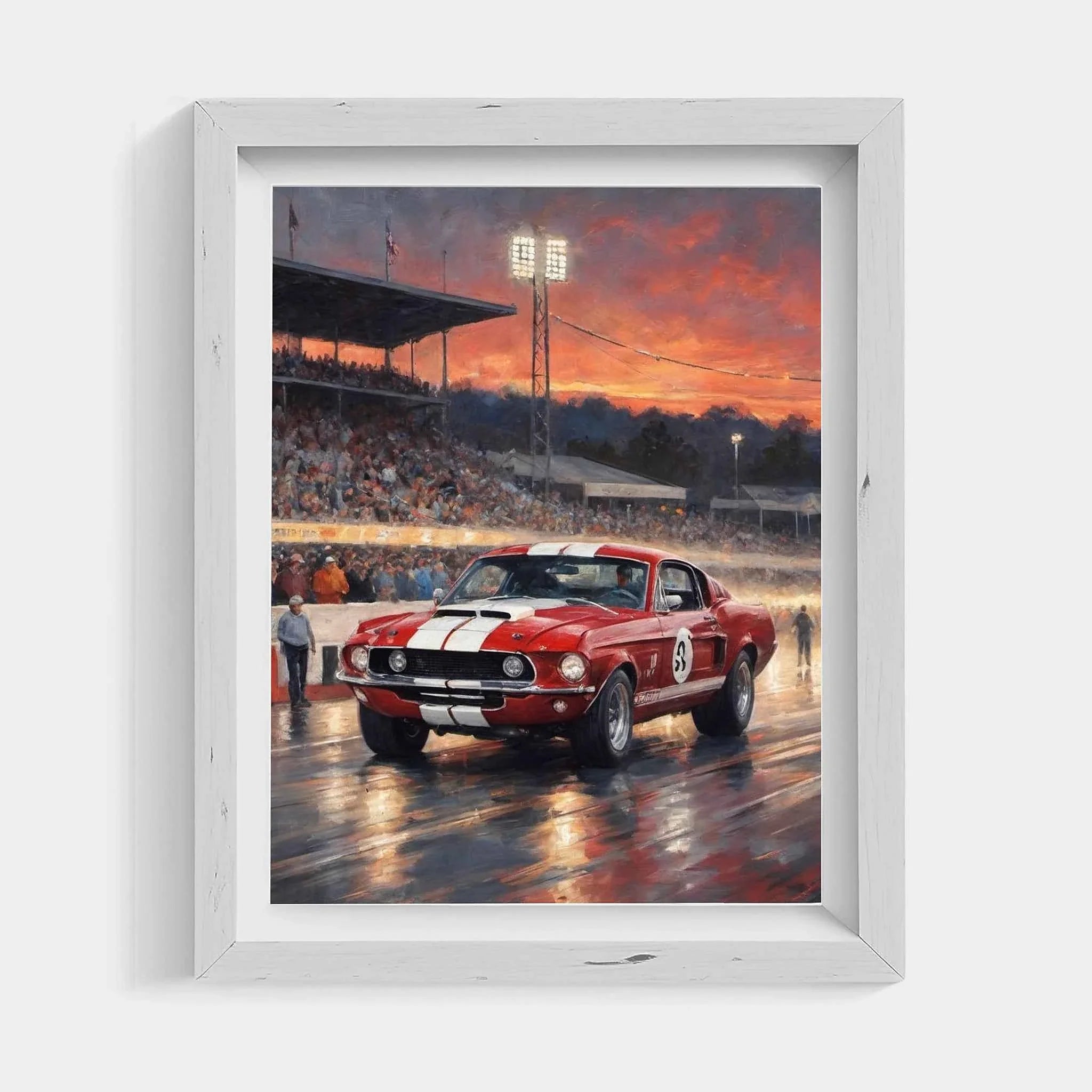 1968 Shelby Muscle Icon - Night Edition | Poster Canvas