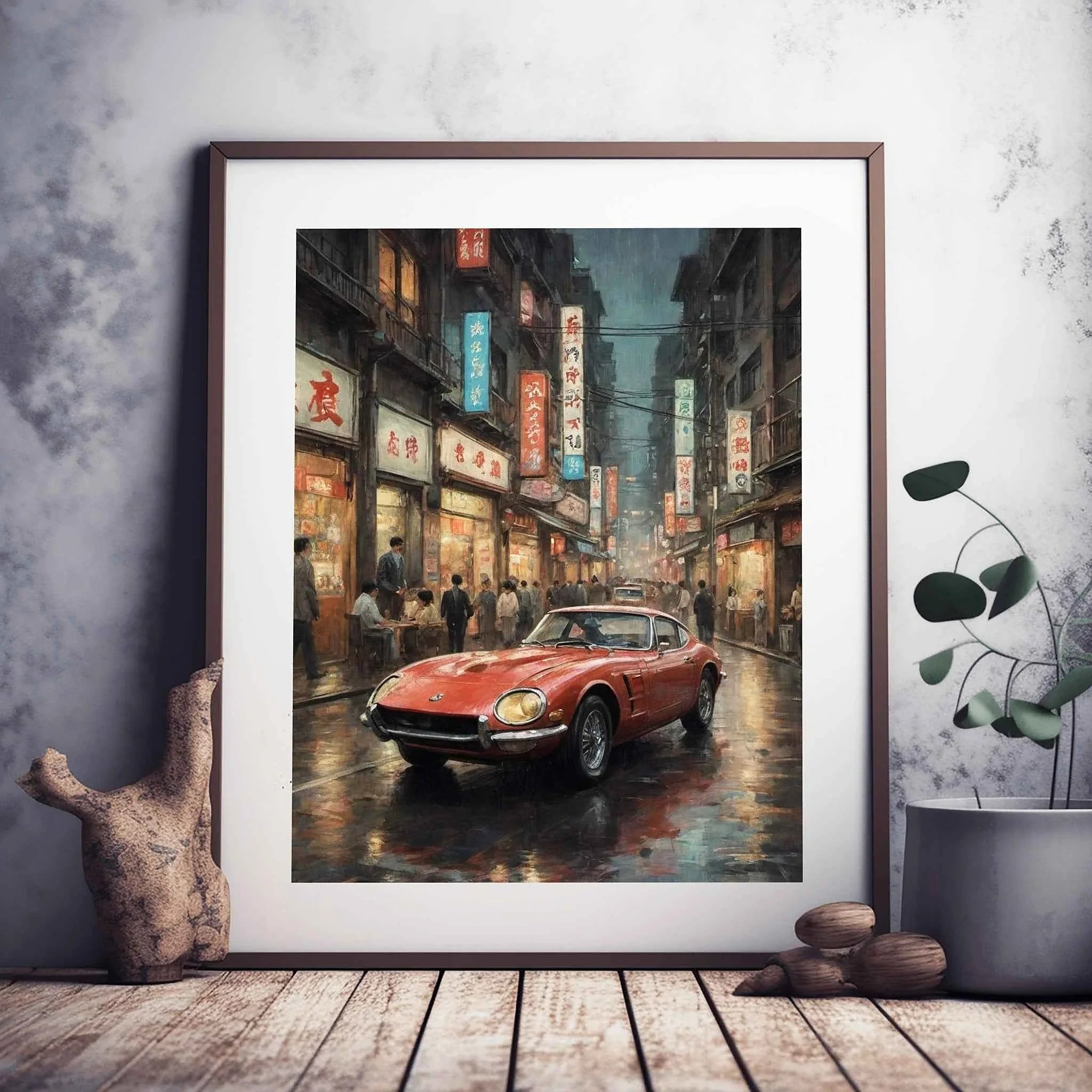 1968 Japanese GT Legend - Night Edition | Poster Canvas