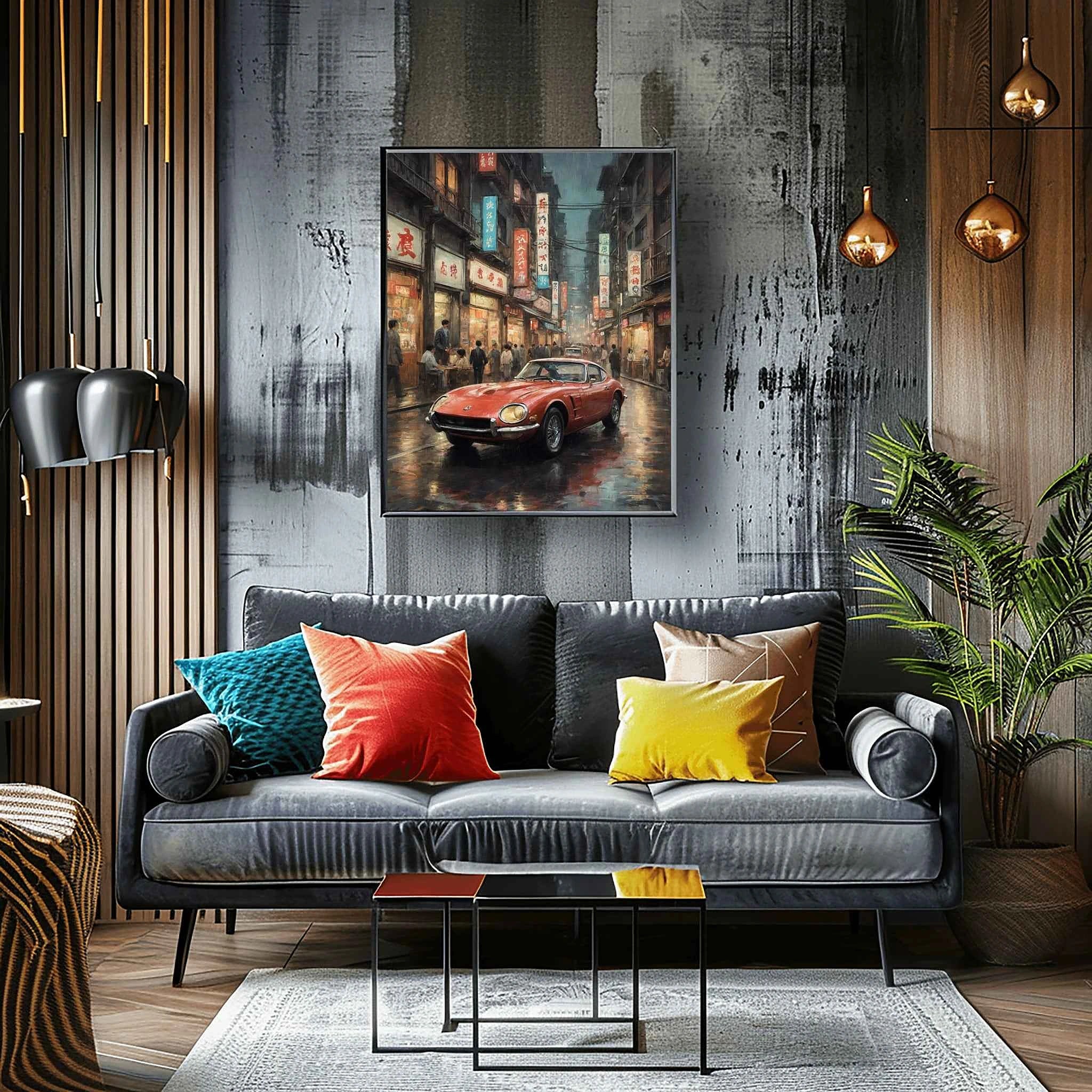 1968 Japanese GT Legend - Night Edition | Poster Canvas