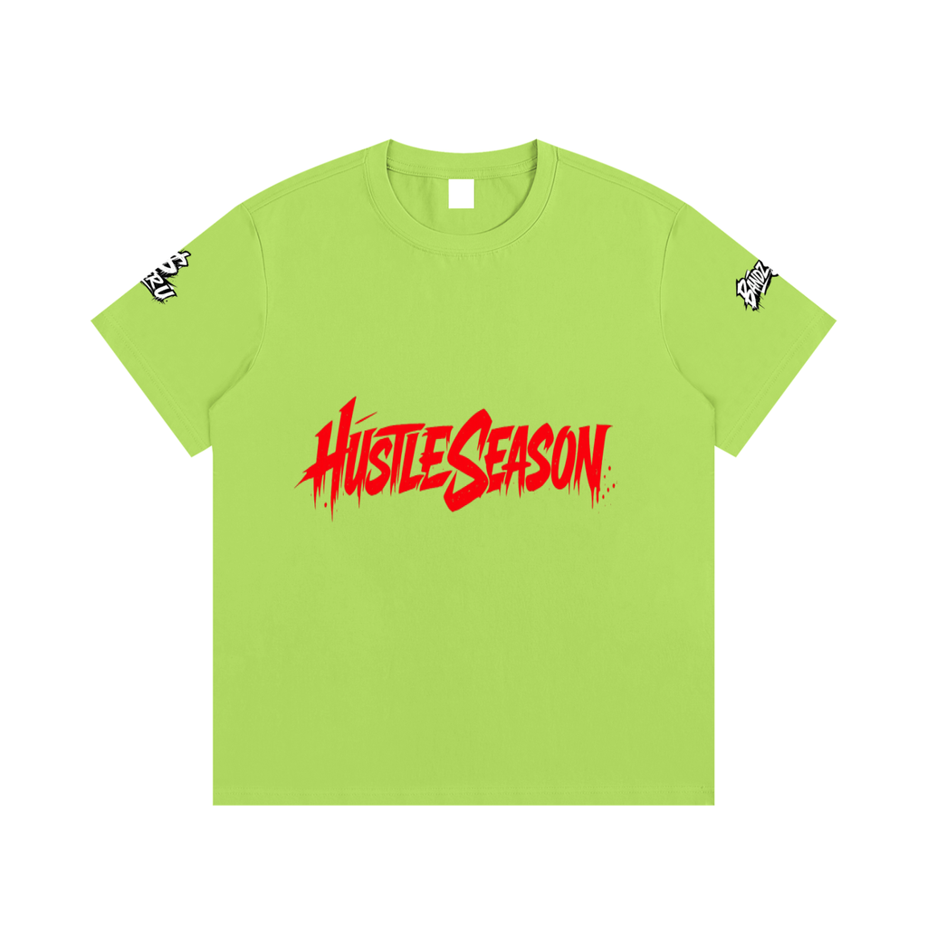 HUSTLE SEASON Essential Cotton T-Shirt