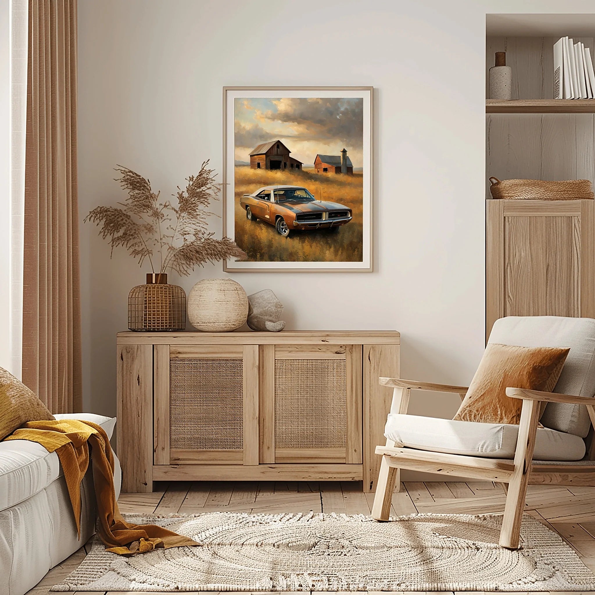 1969 RT Charger Power - Barn Edition | Poster Canvas