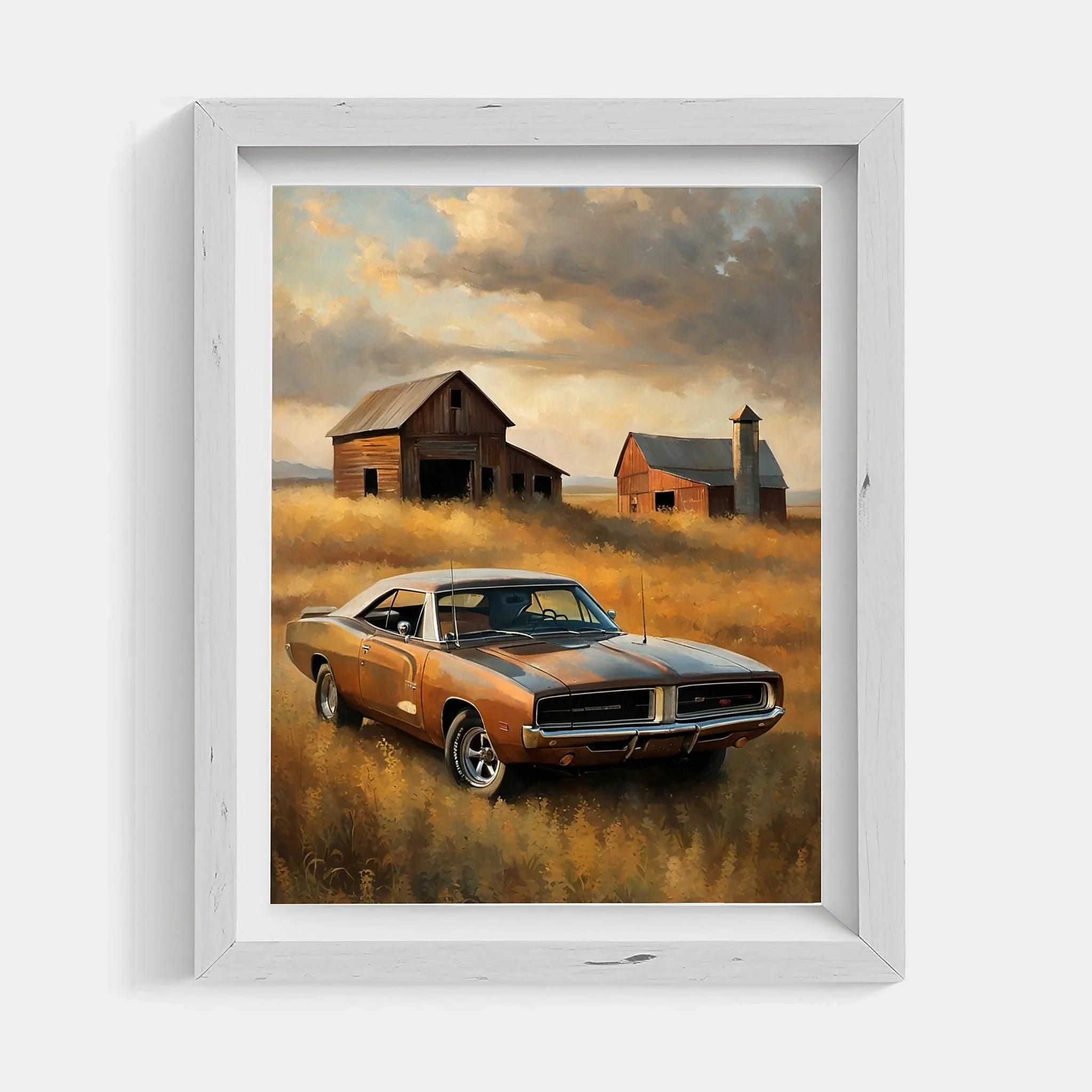 1969 RT Charger Power - Barn Edition | Poster Canvas