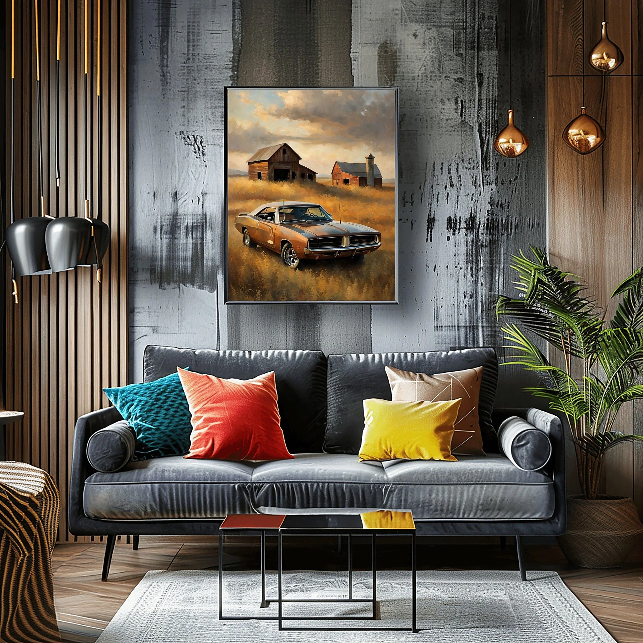 1969 RT Charger Power - Barn Edition | Poster Canvas