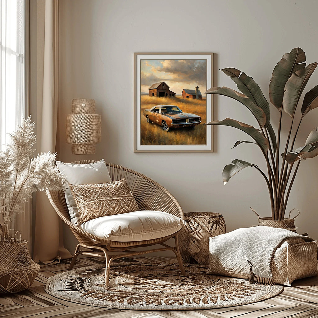 1969 RT Charger Power - Barn Edition | Poster Canvas