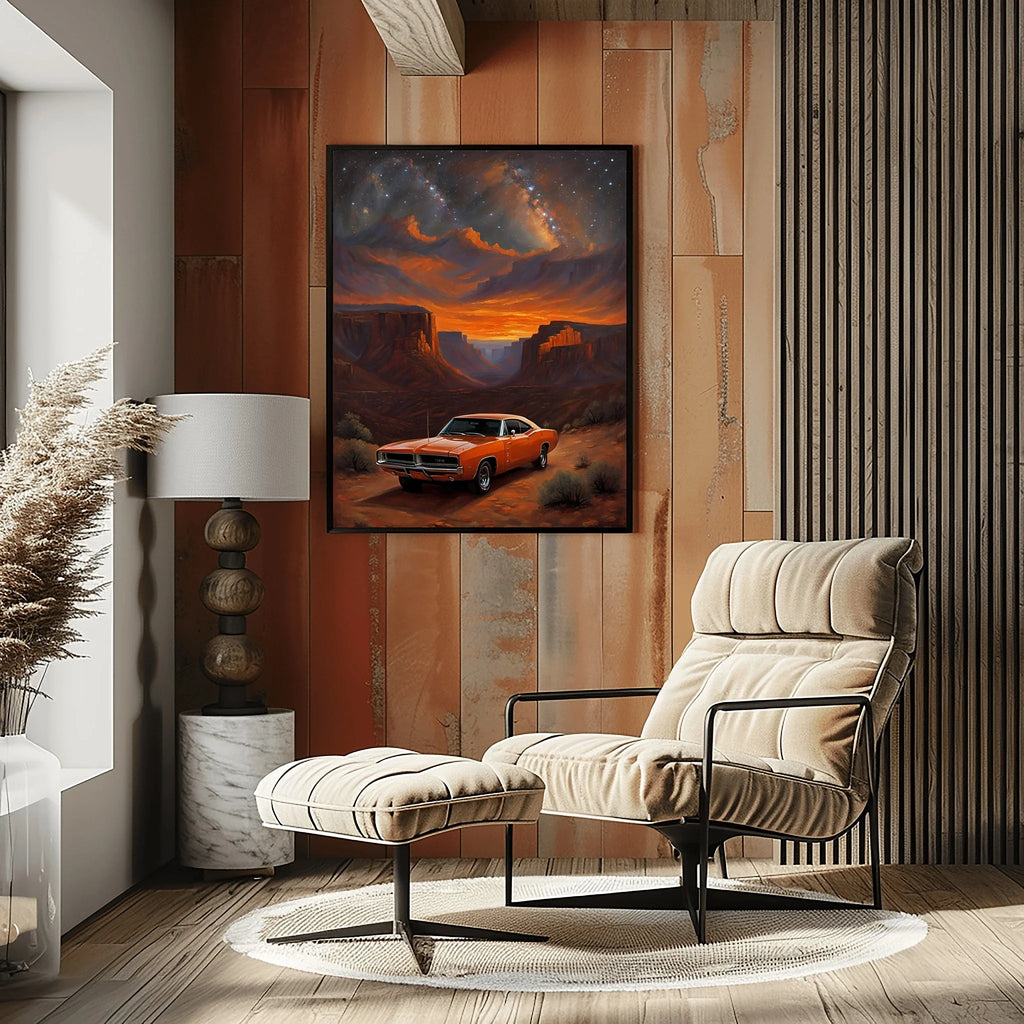1969 RT Charger Power - Canyon Edition | Poster Canvas