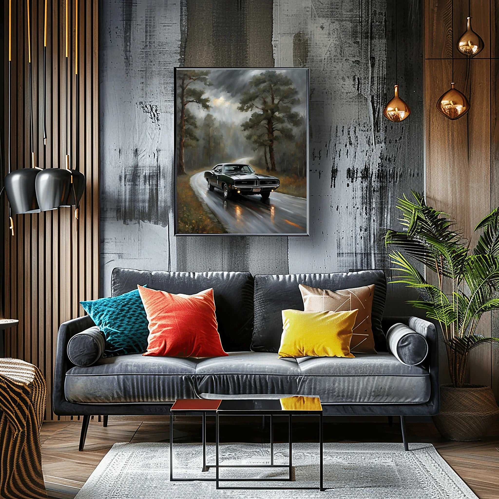 1969 RT Charger Power - Forest Edition | Poster Canvas