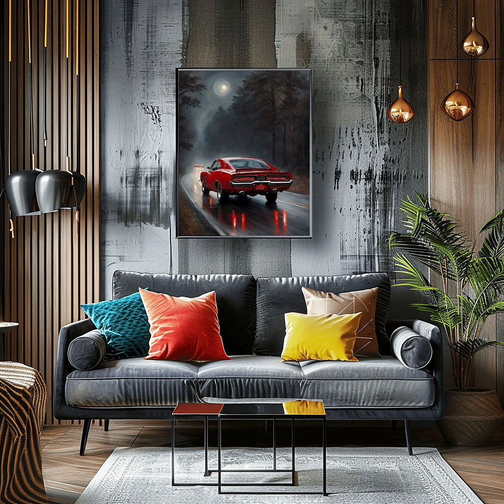 1969 RT Charger Power - Night Edition | Poster Canvas