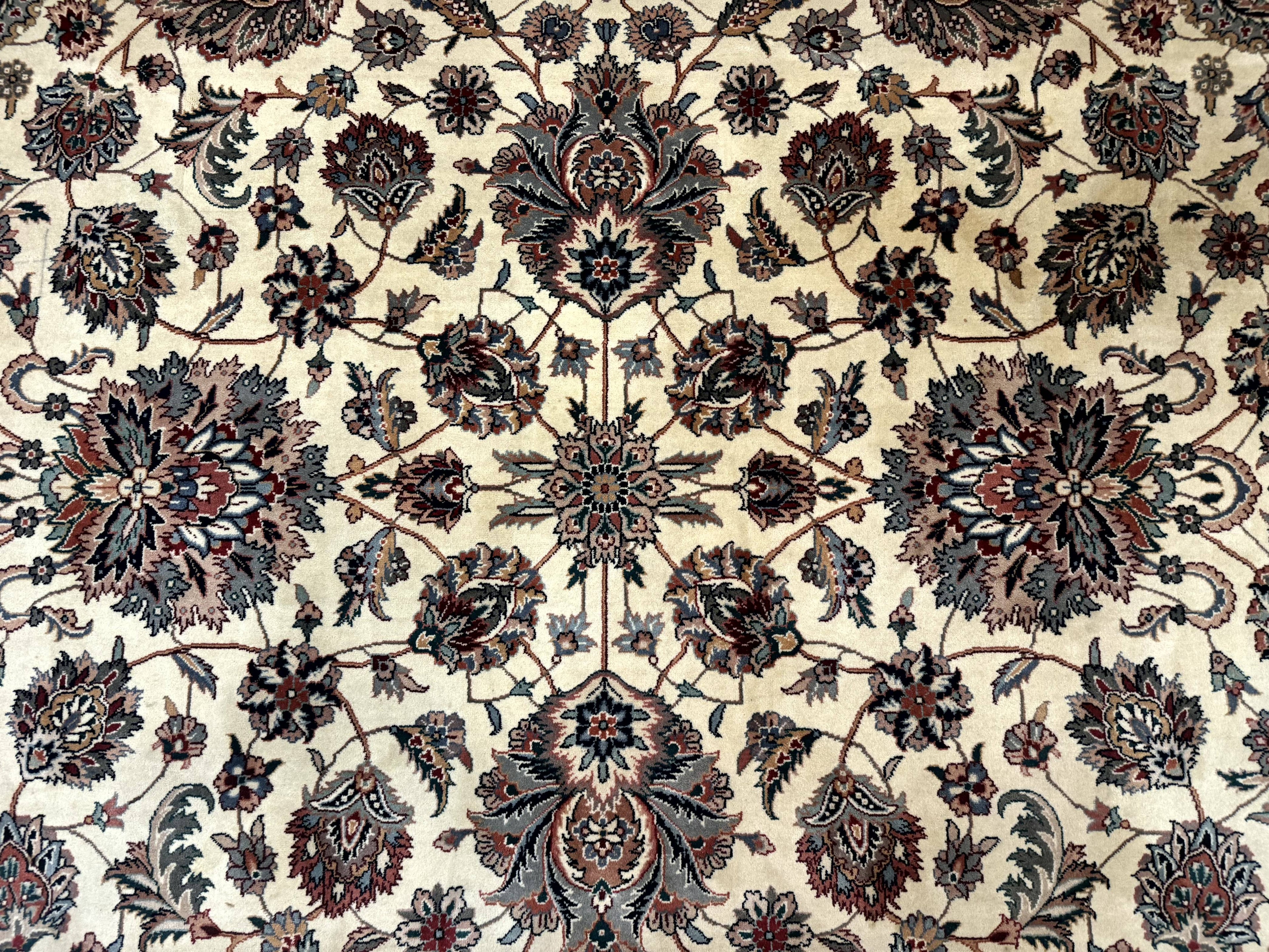 Pak Persian Rug 9x12, Allover Pattern, Fine Handmade Oriental Carpet