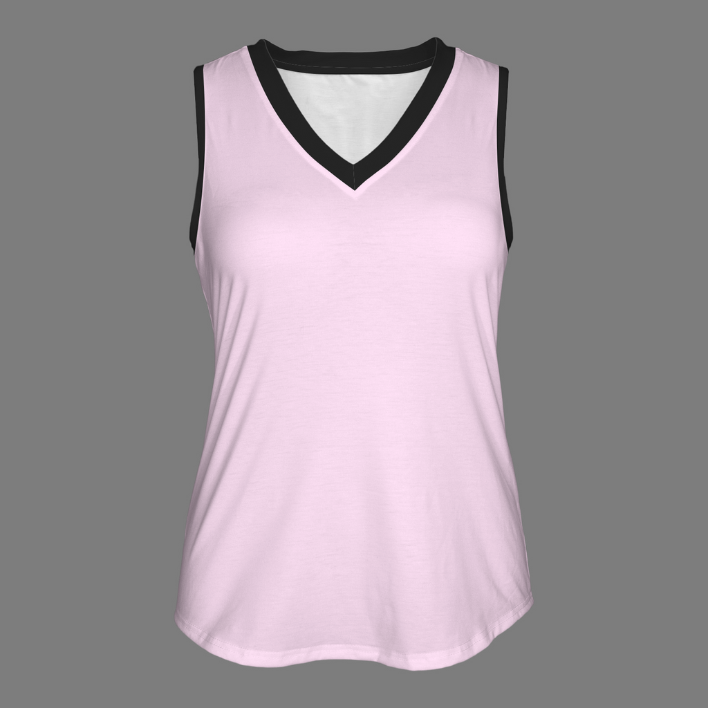 NEW!!! "THAT PART" branded (black rear) V-Neck Sleeveless Tank Top (Made to Order No Stock)