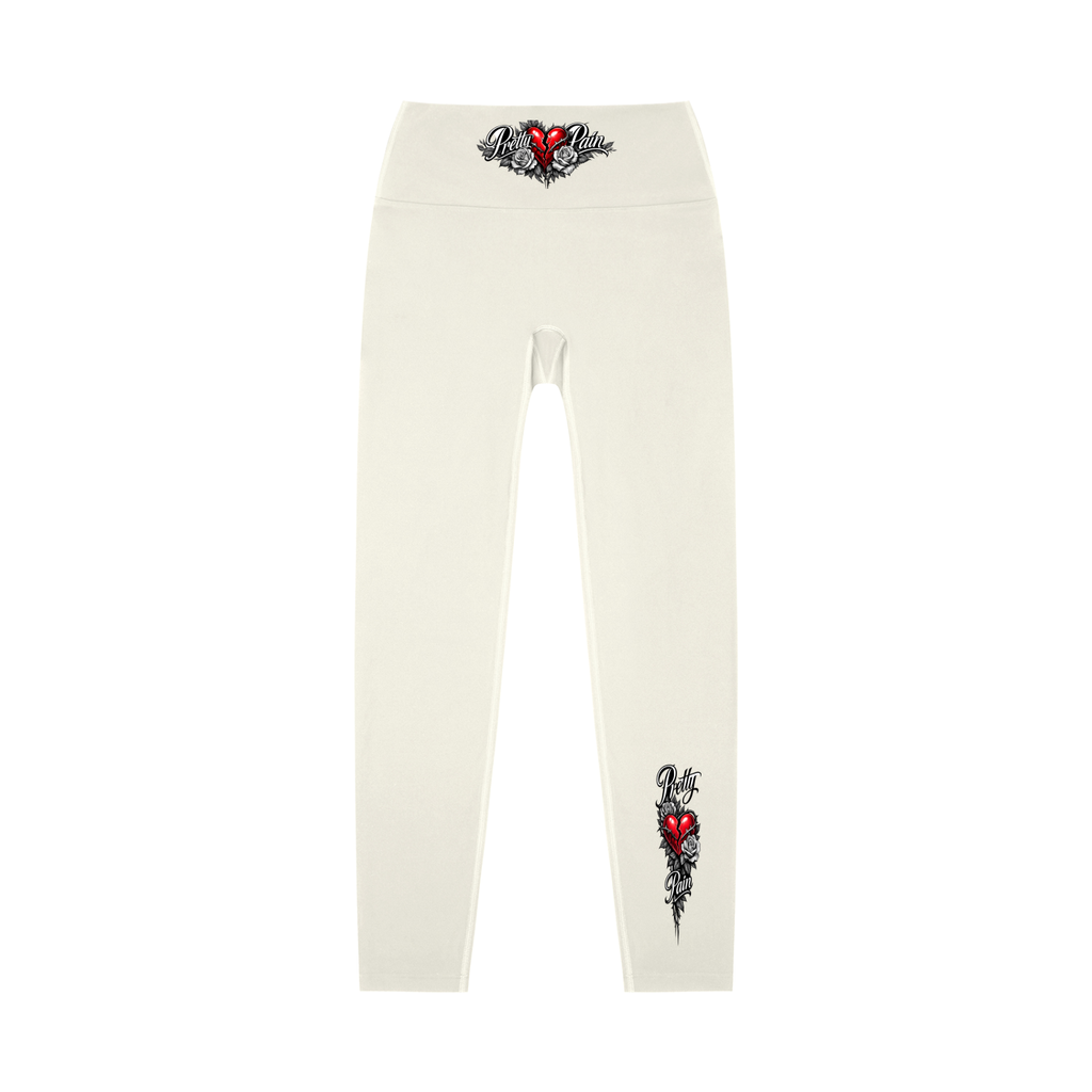 PRETTY PAIN High-Waisted Yoga Leggings