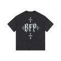 CHROME FUTURE Vintage Washed Oversized Cotton T-Shirt