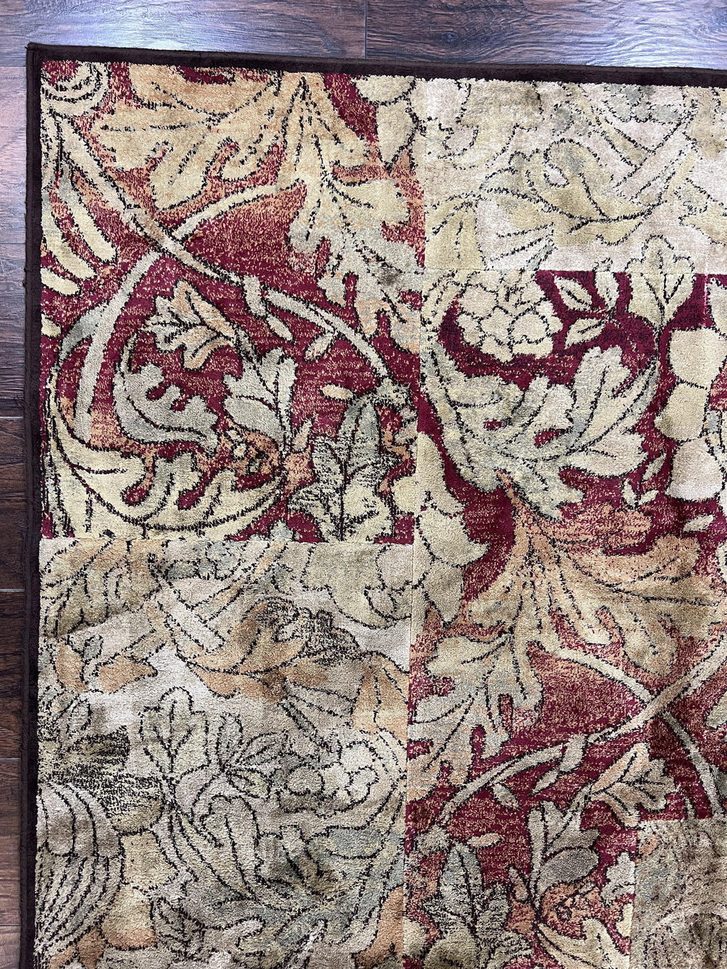 Modern Abstract Area Rug 5x7, Floral Design, Contemporary Carpet 5 x 7, Multicolor