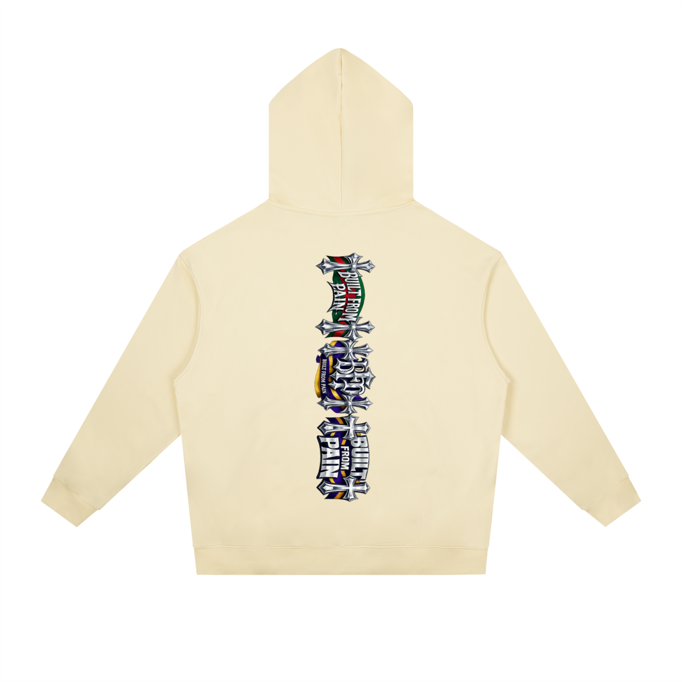 2 GUNS CHROME Essential Heavyweight Drop-Shoulder Hoodie