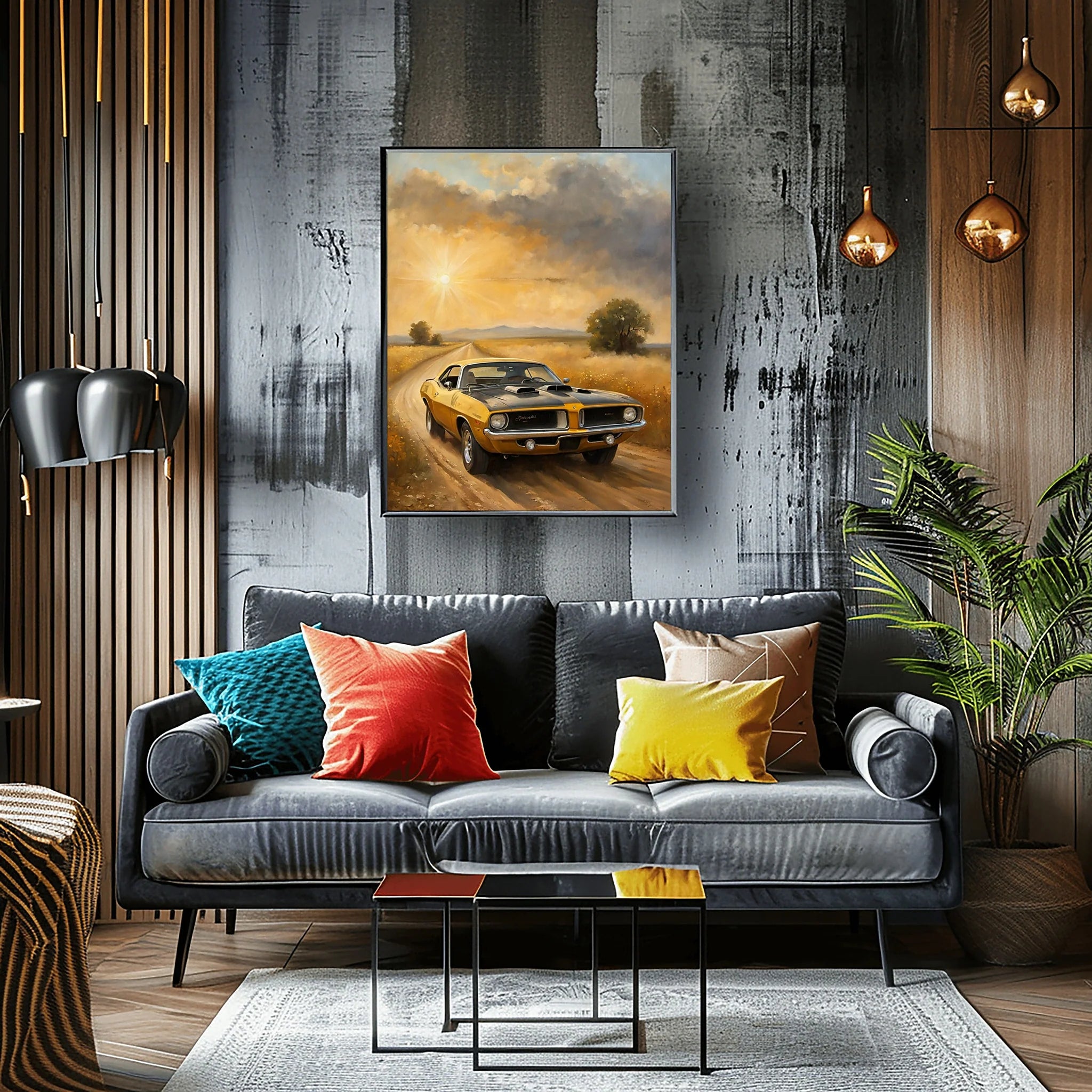 1970 Cuda High-Impact Era - Country Edition | Poster Canvas
