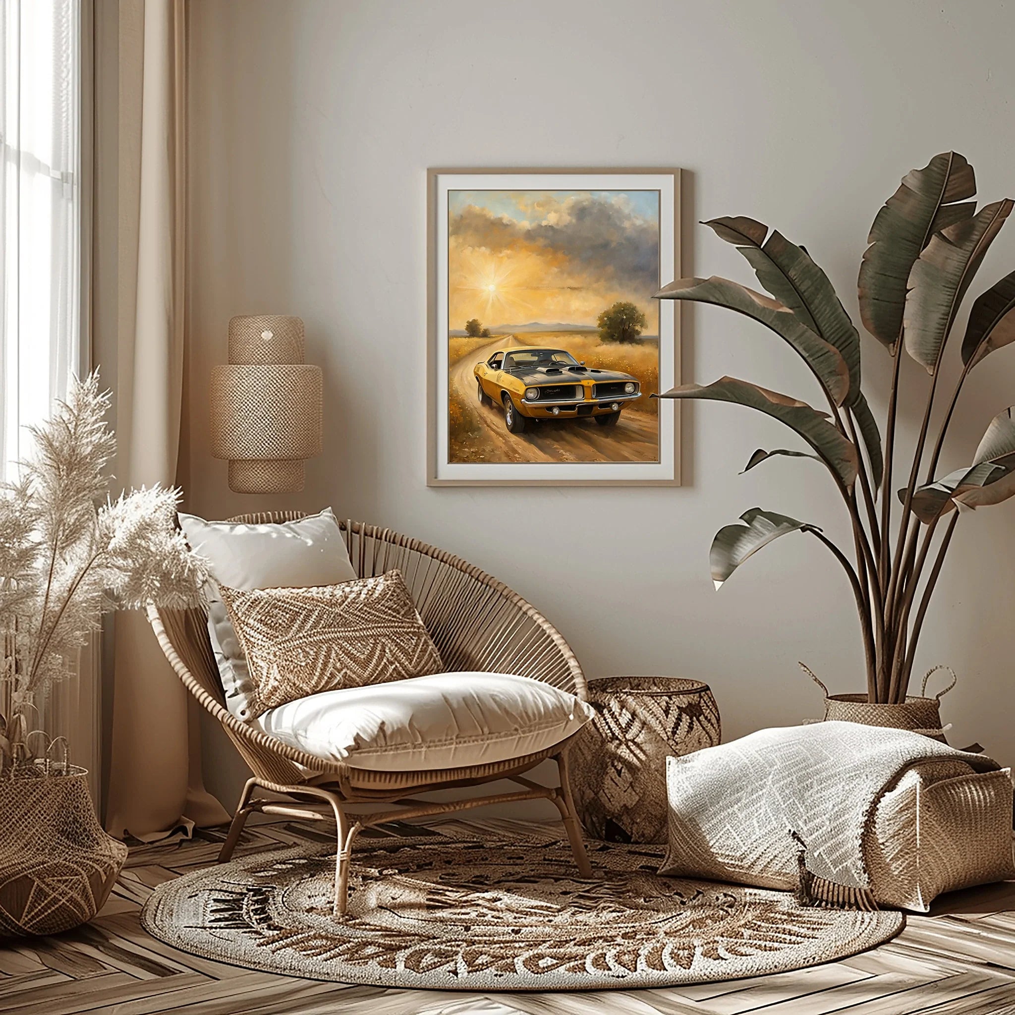 1970 Cuda High-Impact Era - Country Edition | Poster Canvas