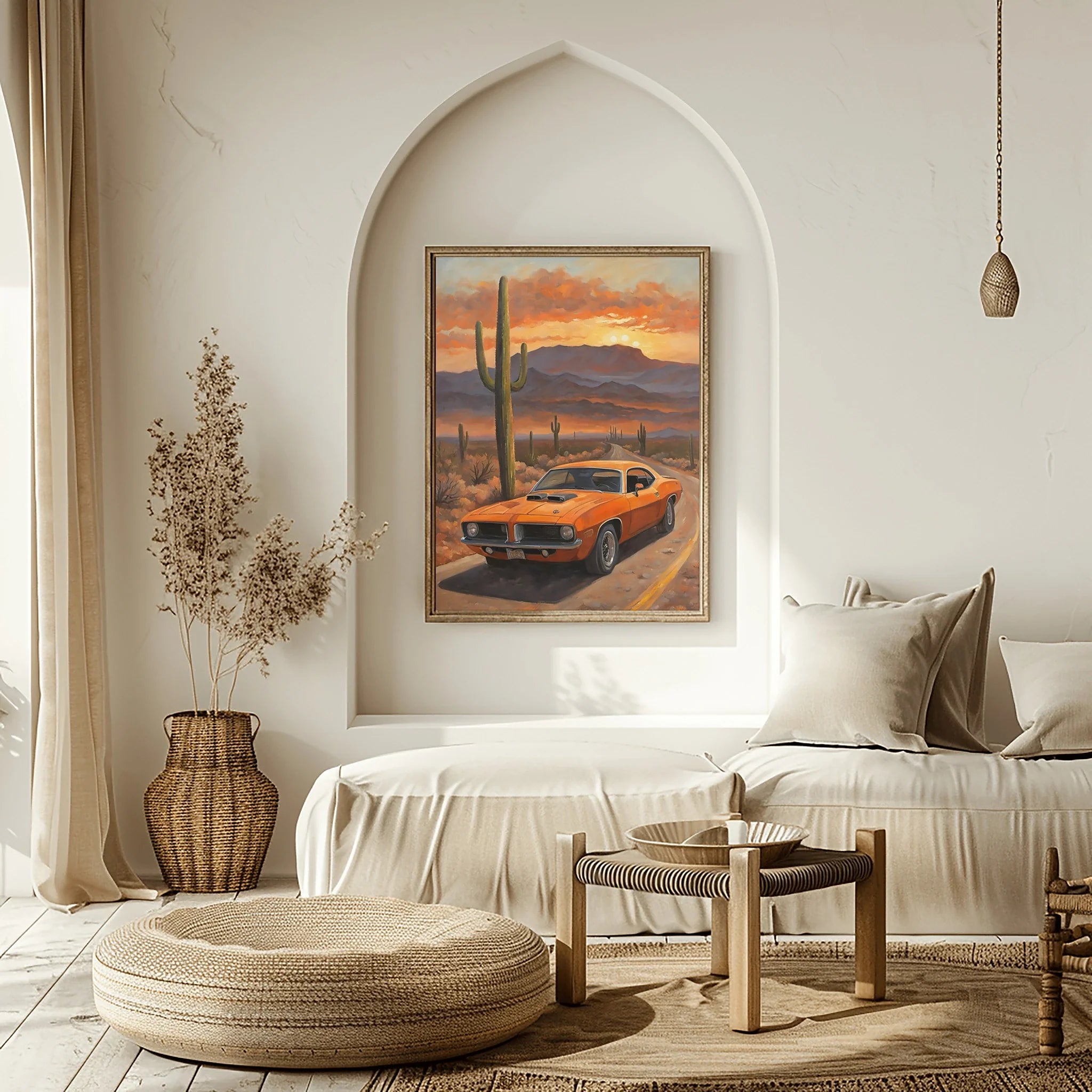 1970 Cuda High-Impact Era - Desert Edition | Poster Canvas