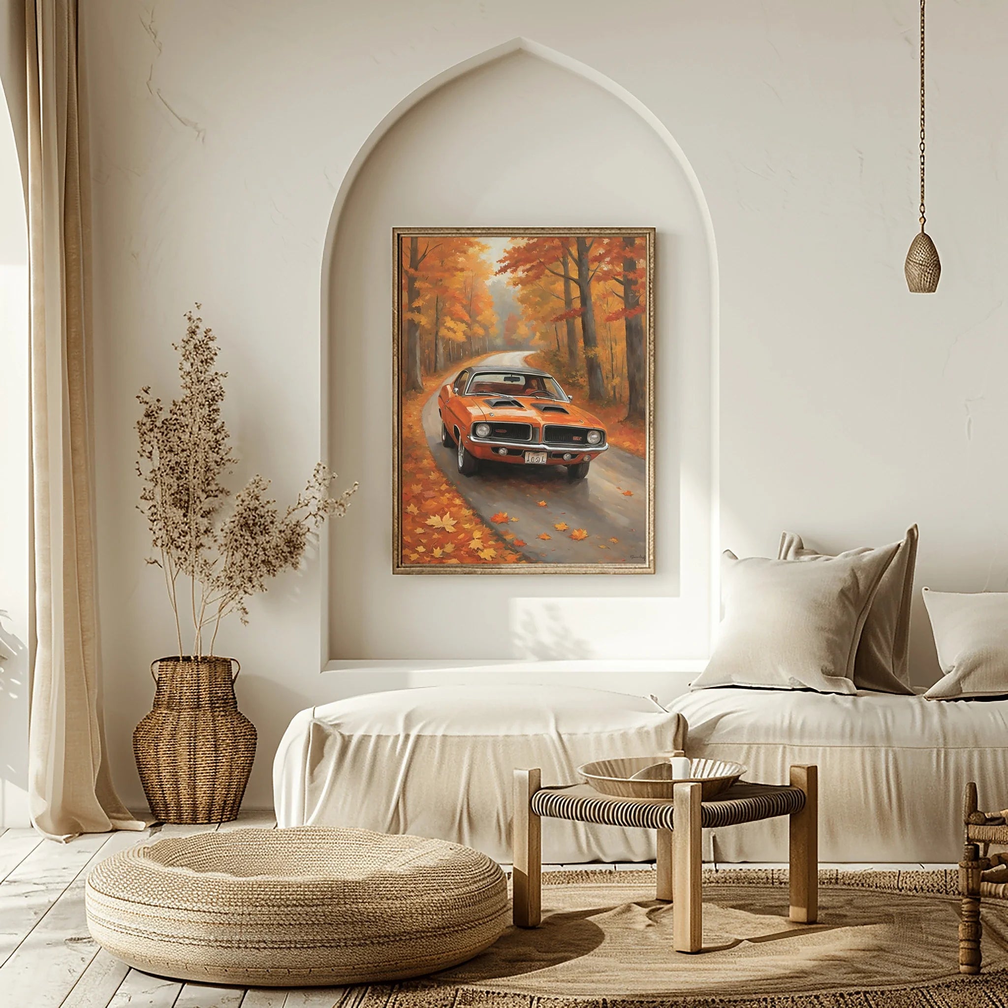 1970 Cuda High-Impact Era - Forest Edition | Poster Canvas