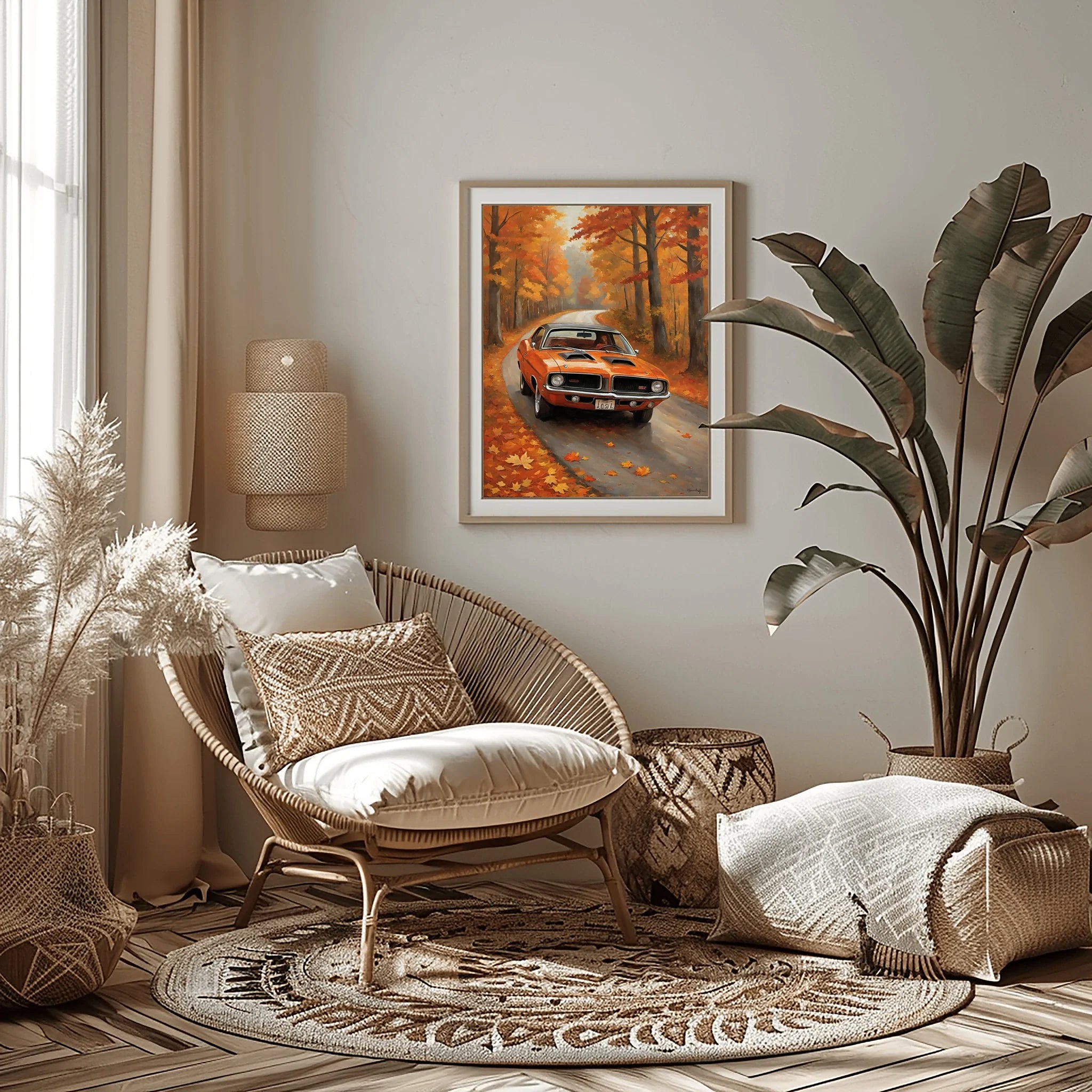 1970 Cuda High-Impact Era - Forest Edition | Poster Canvas
