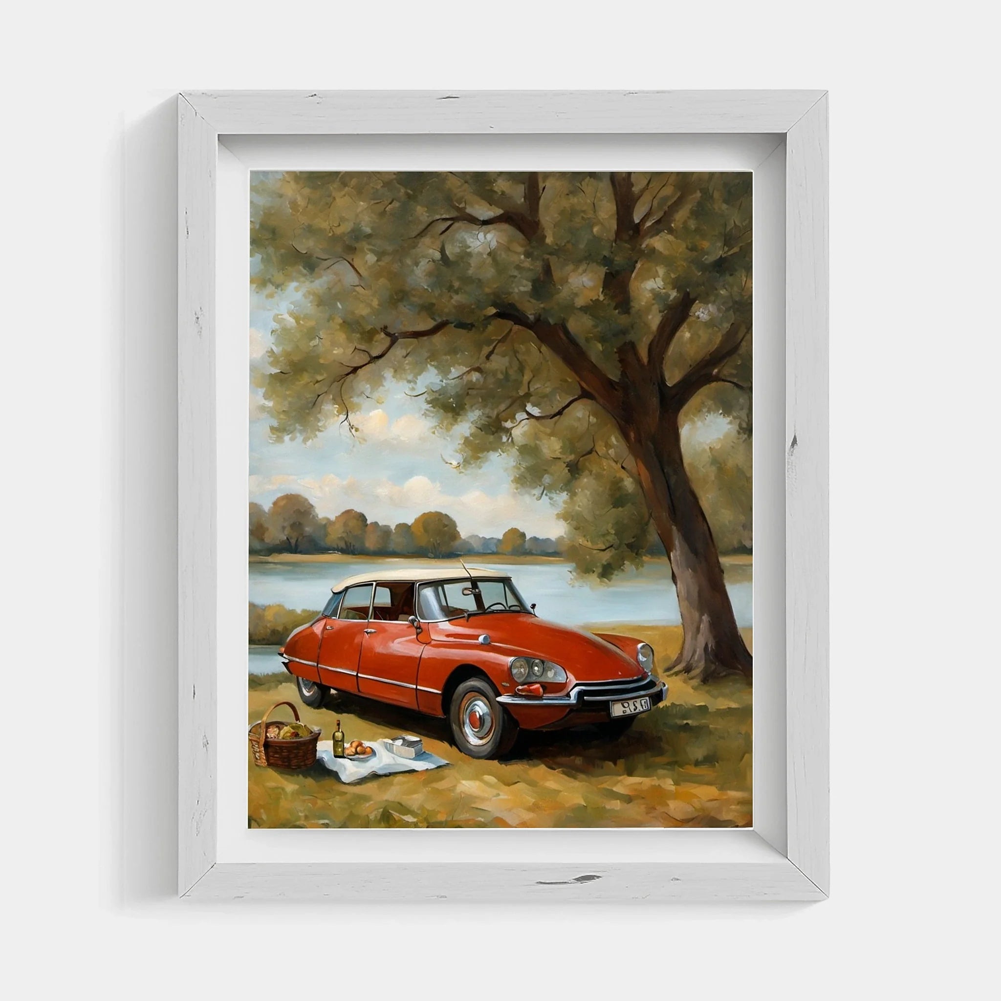 1970 French Hydropneumatic Art - Lakeside Edition | Poster & Canvas